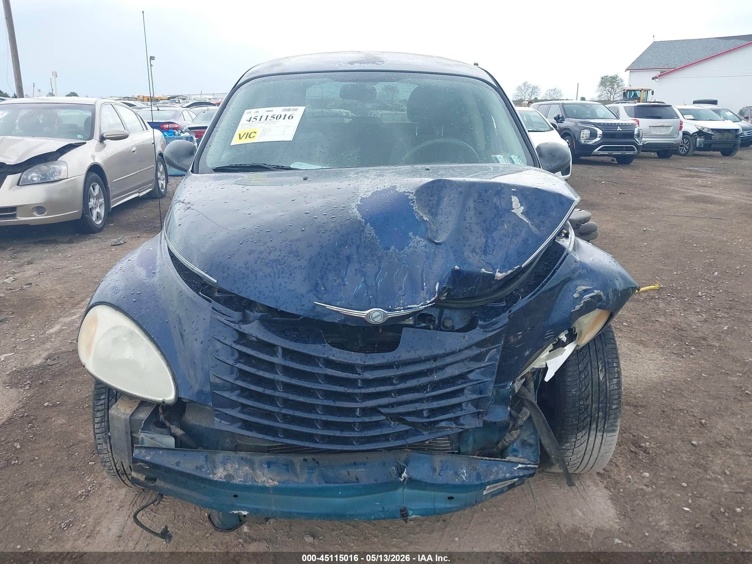 2003 Chrysler Pt Cruiser Touring Синий vin: 3C8FY58B23T503556