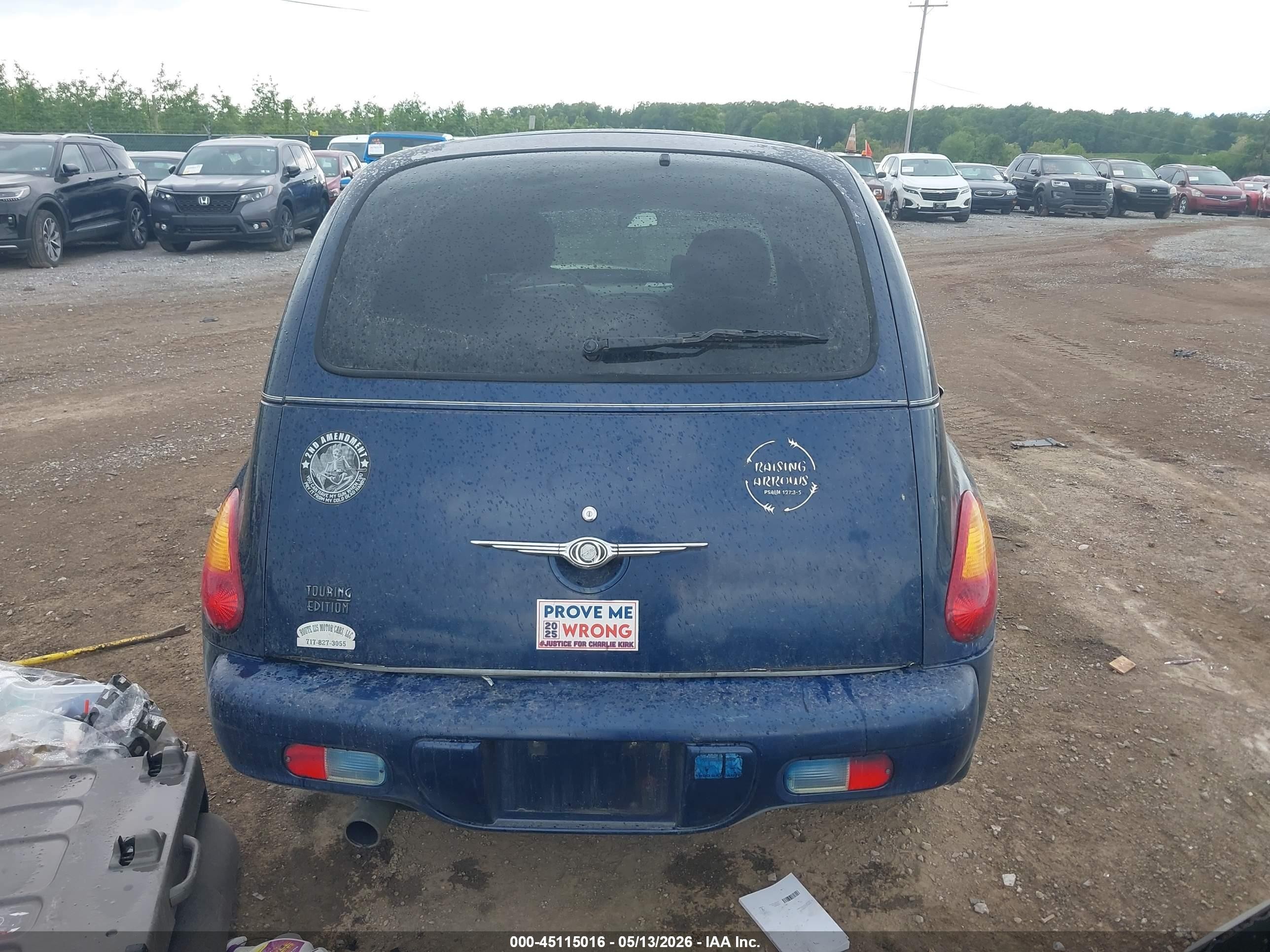 2003 Chrysler Pt Cruiser Touring Синий vin: 3C8FY58B23T503556