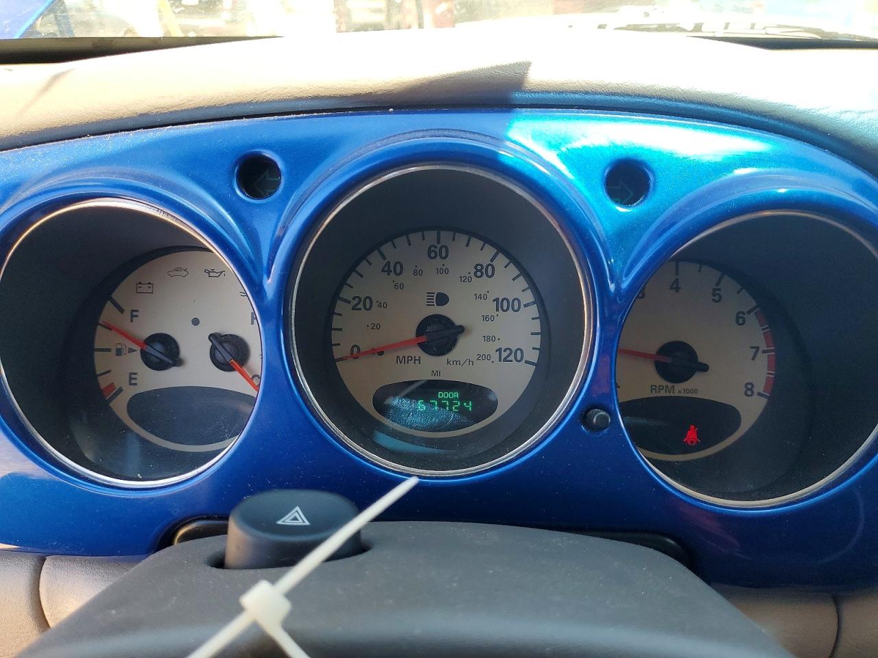 2004 Chrysler Pt Cruiser Limited Blue vin: 3C8FY68844T349153