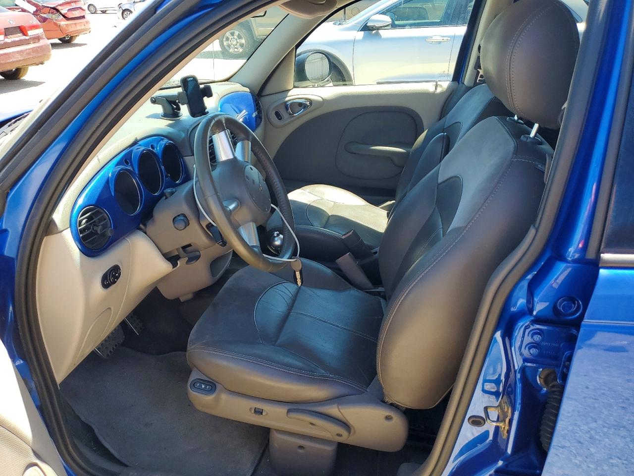 2004 Chrysler Pt Cruiser Limited Blue vin: 3C8FY68844T349153