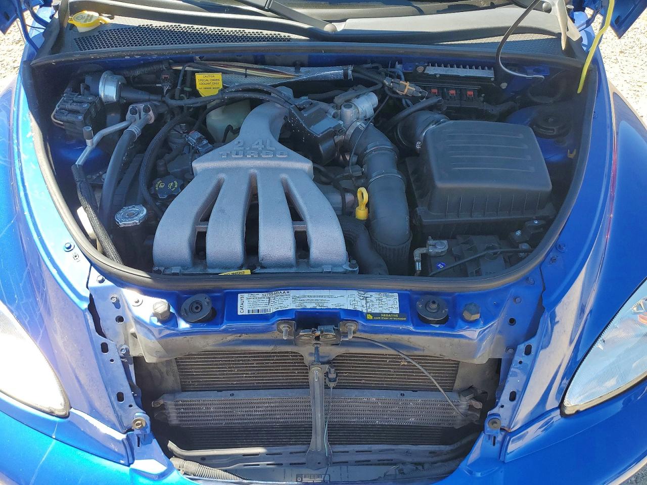 2004 Chrysler Pt Cruiser Limited Blue vin: 3C8FY68844T349153