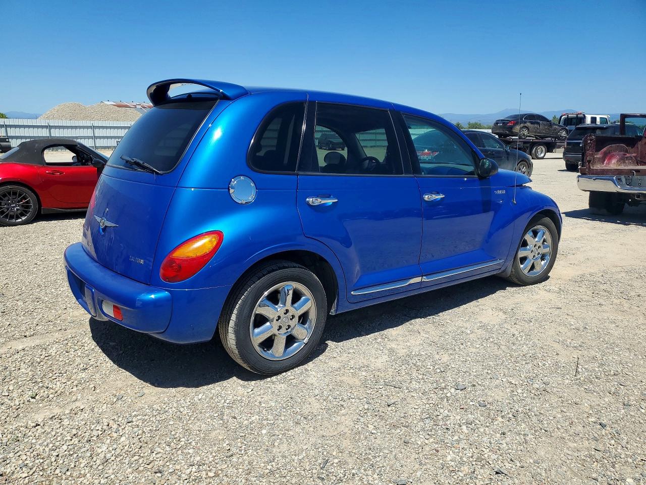 2004 Chrysler Pt Cruiser Limited Blue vin: 3C8FY68844T349153