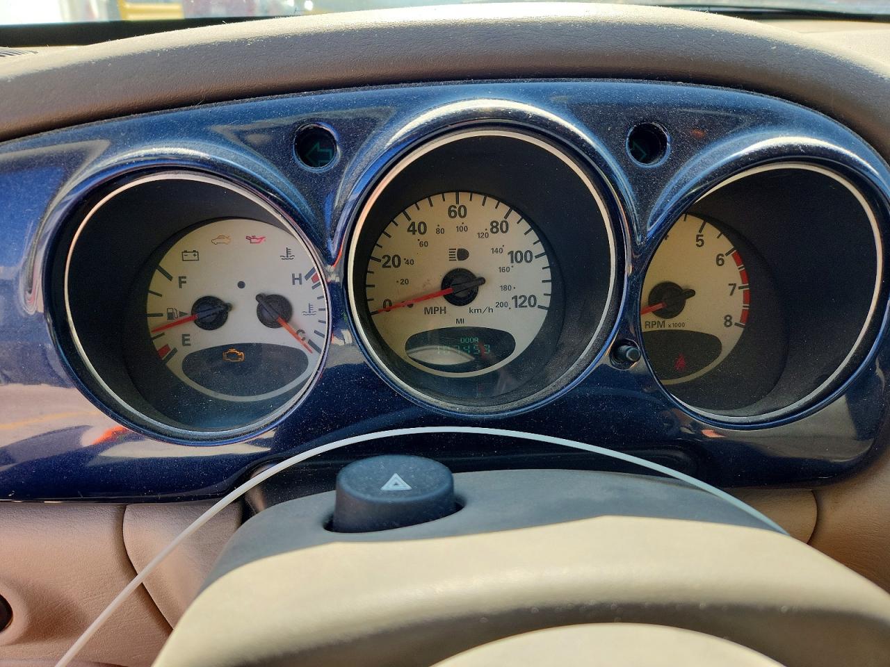 2005 Chrysler Pt Cruiser Limited Blue vin: 3C8FY68855T556197