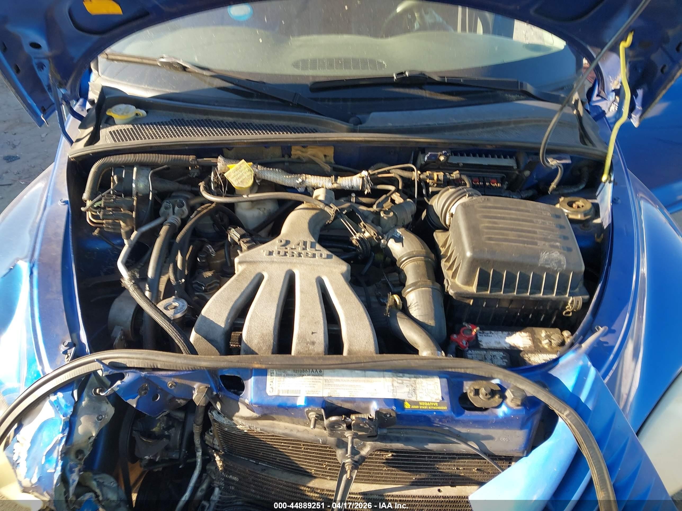 2004 Chrysler Pt Cruiser Limited Blue vin: 3C8FY68894T262347