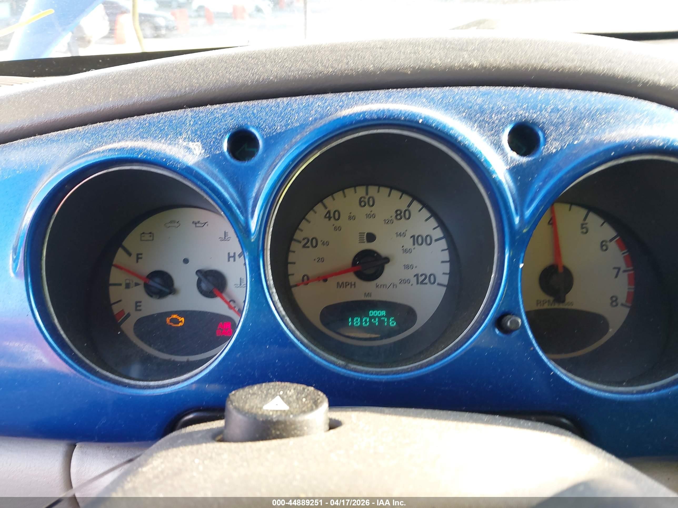 2004 Chrysler Pt Cruiser Limited Blue vin: 3C8FY68894T262347