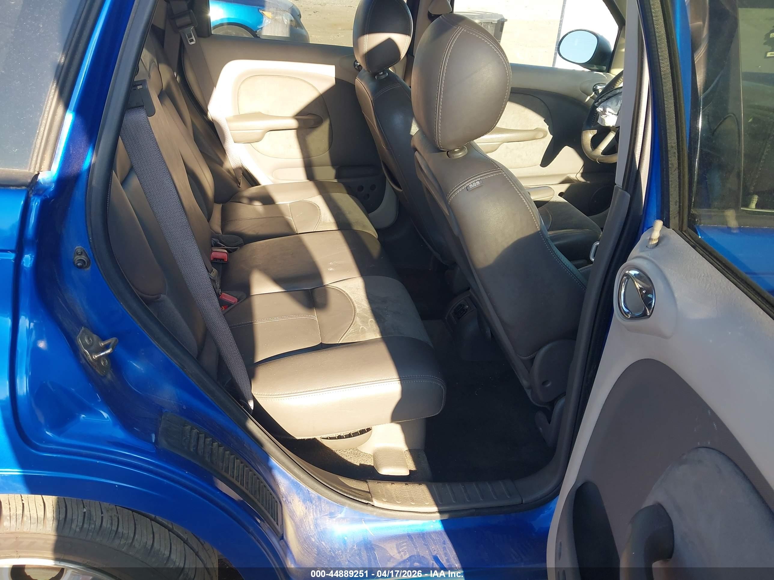 2004 Chrysler Pt Cruiser Limited Blue vin: 3C8FY68894T262347