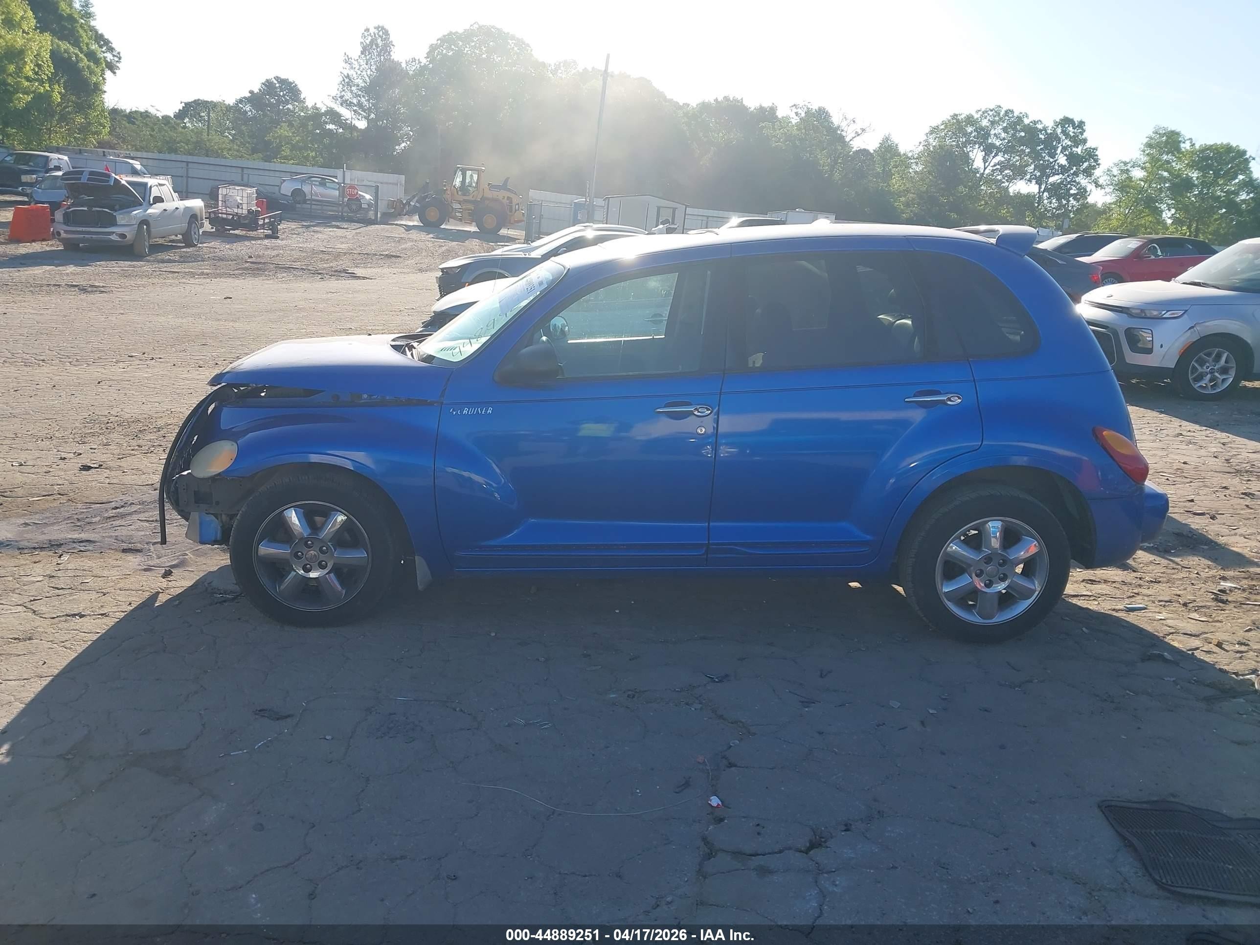 2004 Chrysler Pt Cruiser Limited Blue vin: 3C8FY68894T262347
