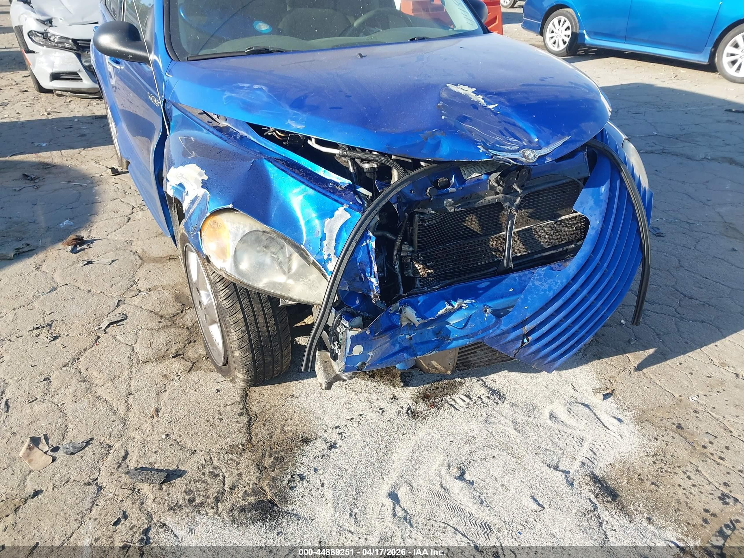 2004 Chrysler Pt Cruiser Limited Blue vin: 3C8FY68894T262347
