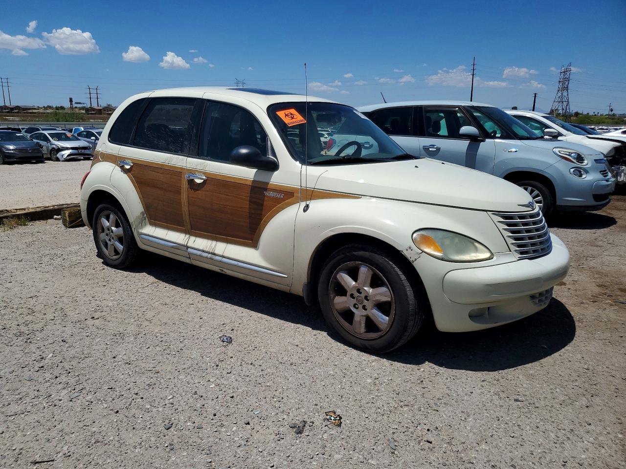 2005 Chrysler Pt Cruiser Limited White vin: 3C8FY68895T613727