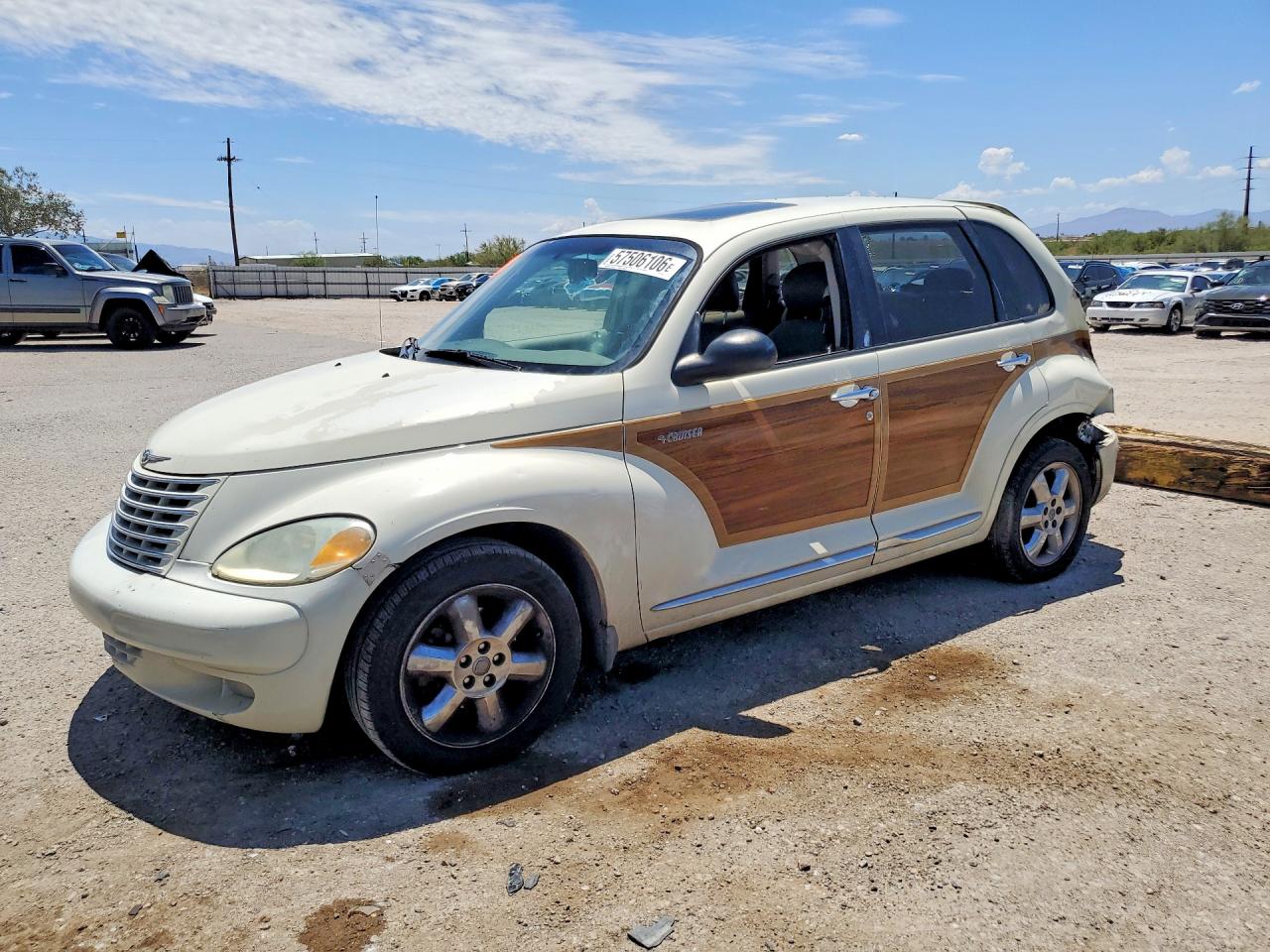 2005 Chrysler Pt Cruiser Limited White vin: 3C8FY68895T613727