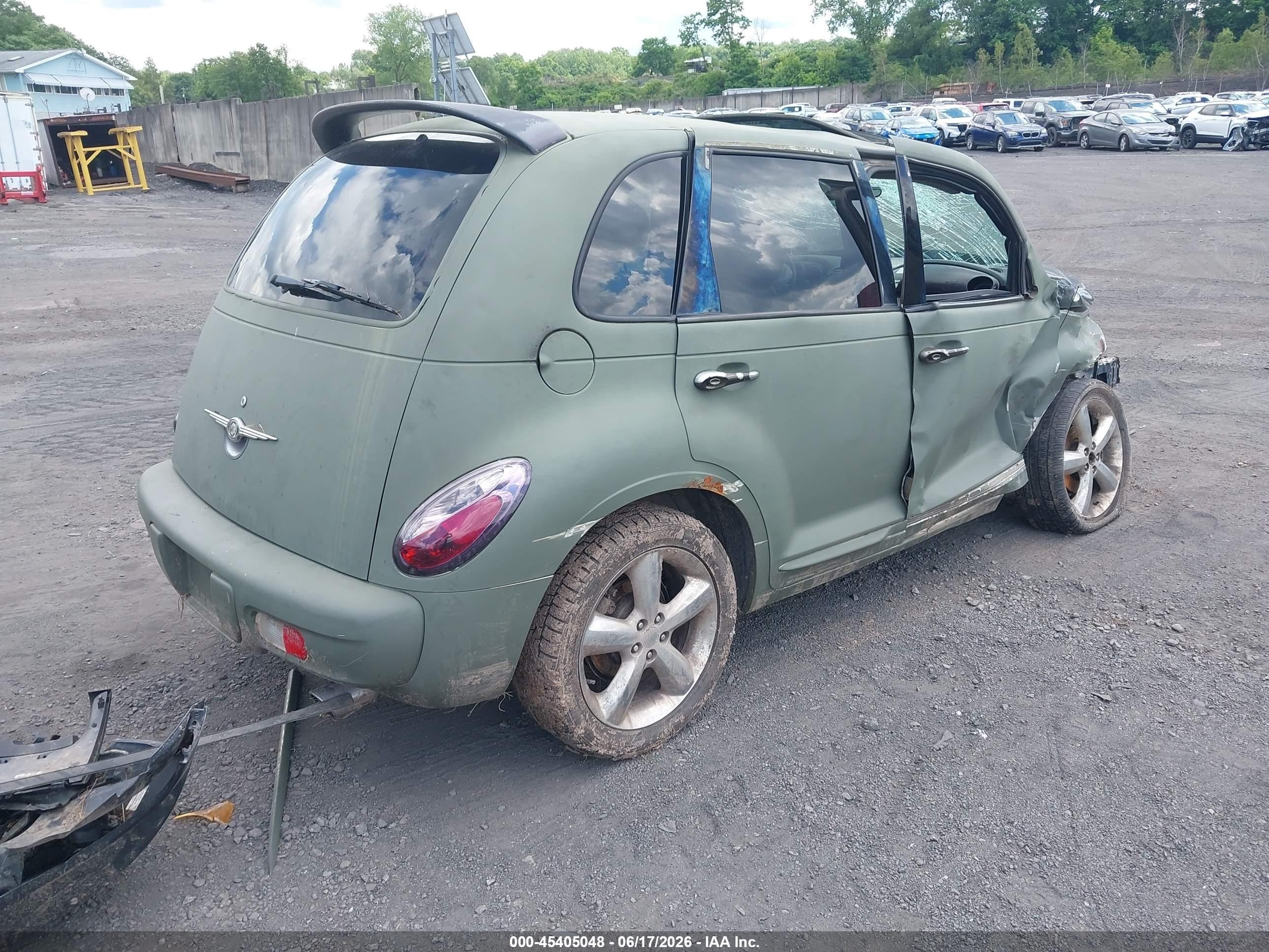 2004 Chrysler Pt Cruiser Limited Green vin: 3C8FY688X4T247081