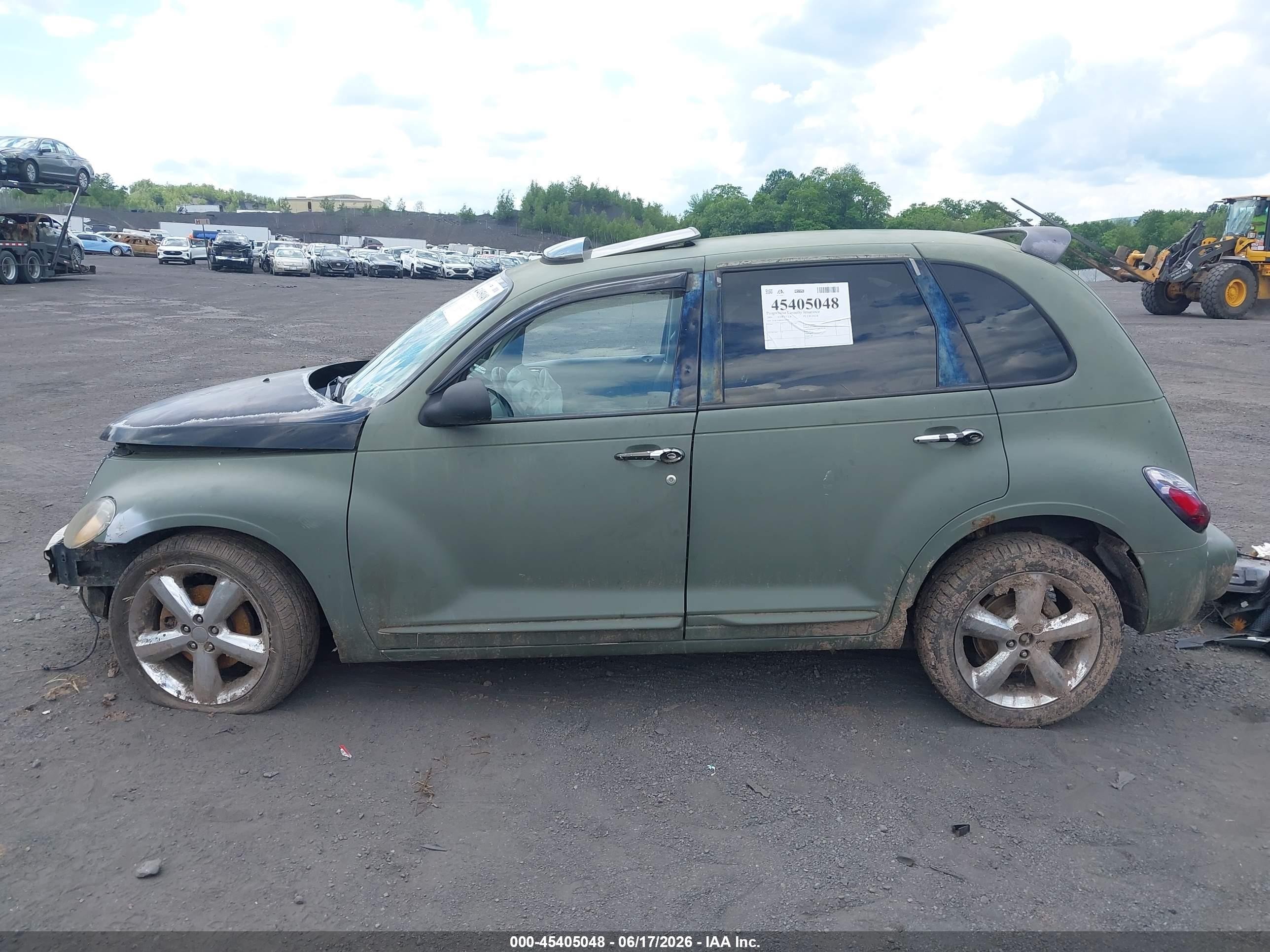 2004 Chrysler Pt Cruiser Limited Green vin: 3C8FY688X4T247081