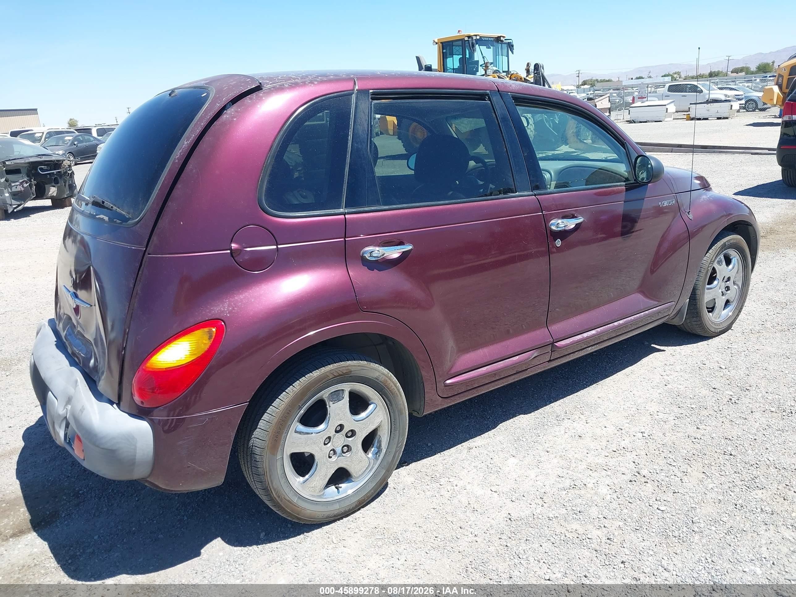 2002 Chrysler Pt Cruiser Limited Burgundy vin: 3C8FY68B02T220514