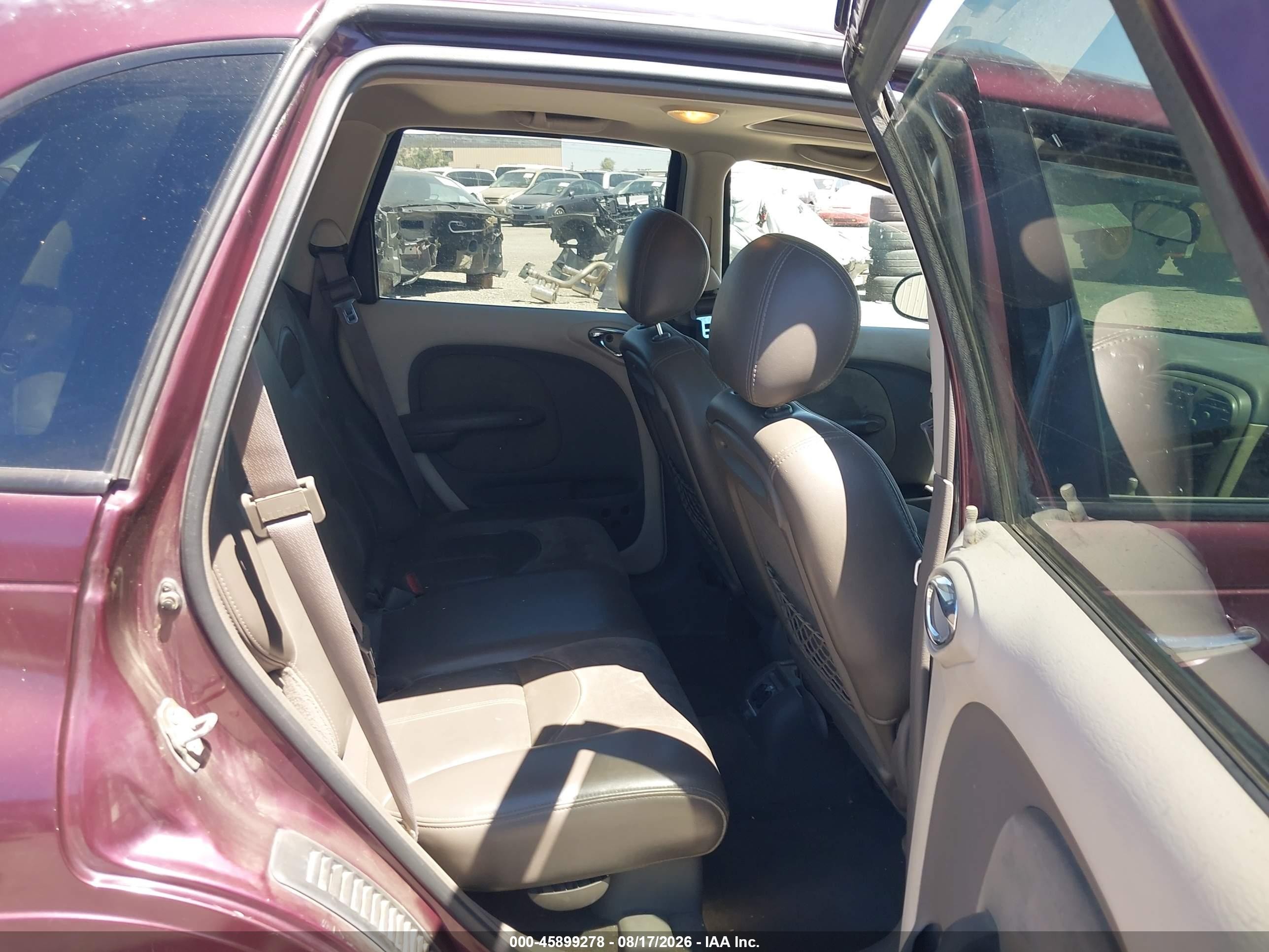 2002 Chrysler Pt Cruiser Limited Burgundy vin: 3C8FY68B02T220514