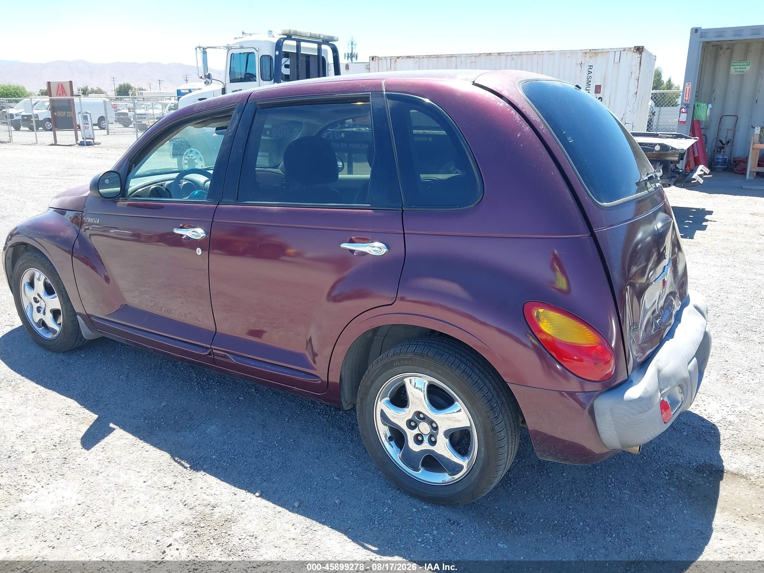 2002 Chrysler Pt Cruiser Limited Burgundy vin: 3C8FY68B02T220514