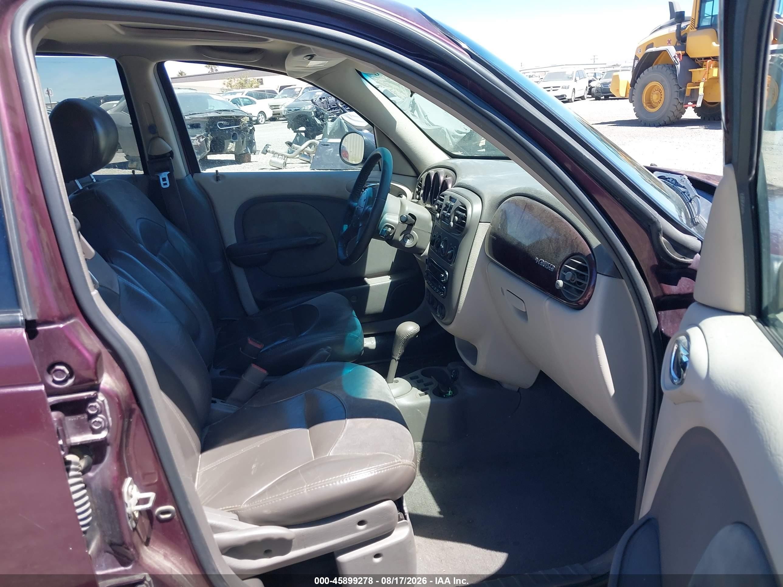 2002 Chrysler Pt Cruiser Limited Burgundy vin: 3C8FY68B02T220514