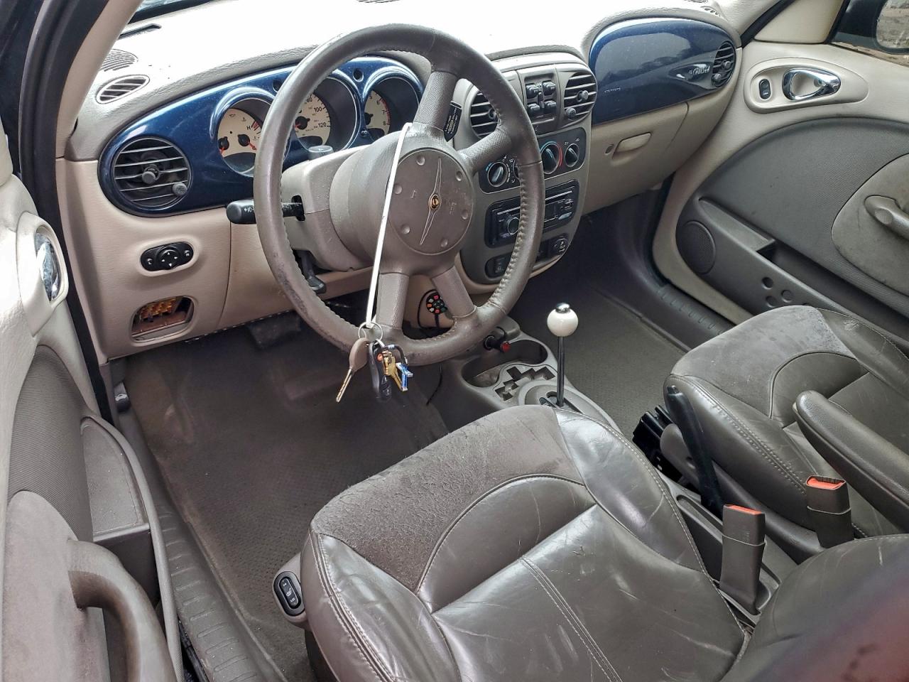 2003 Chrysler Pt Cruiser Limited Blue vin: 3C8FY68B03T505943