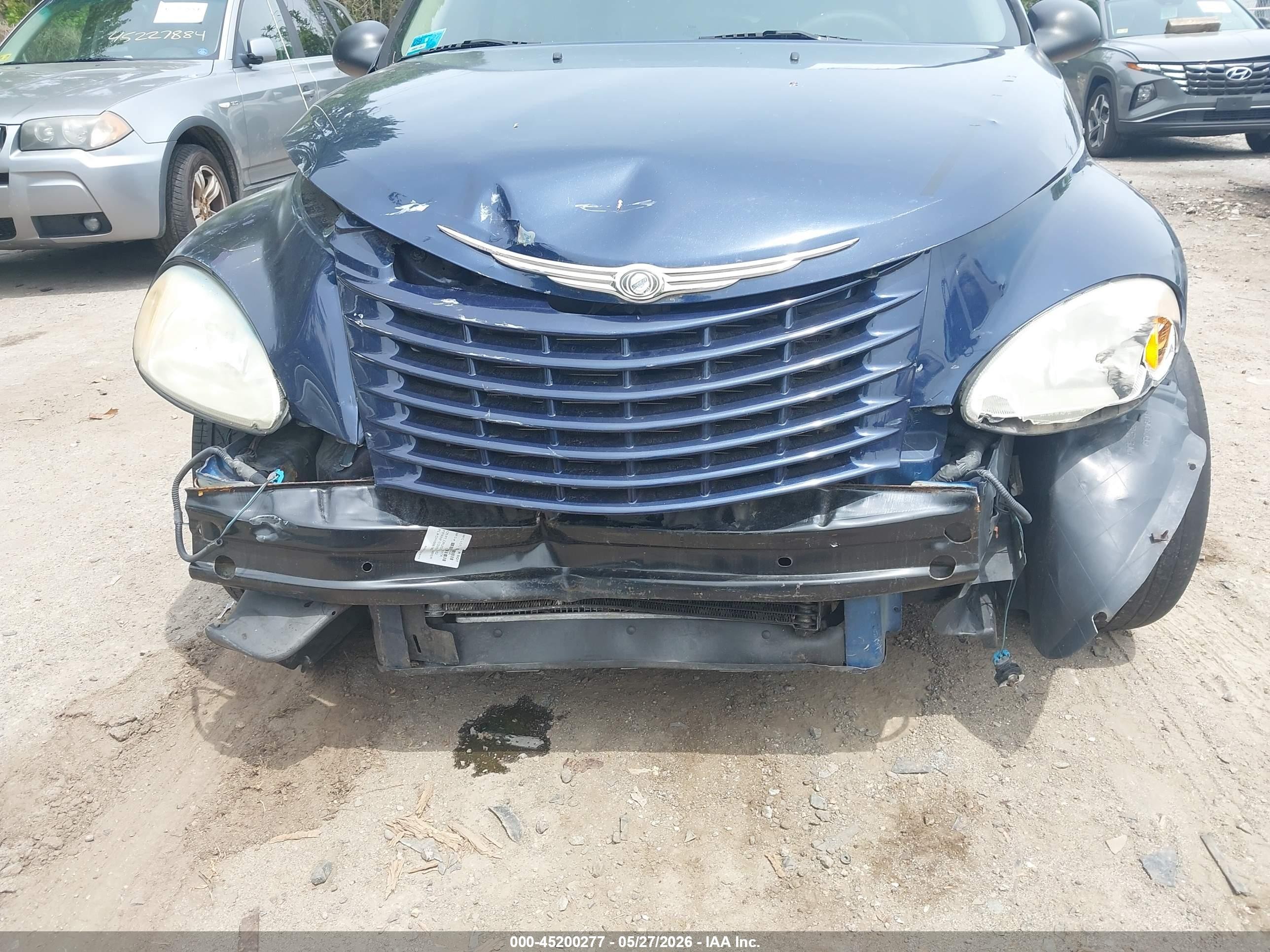 2004 Chrysler Pt Cruiser Limited Blue vin: 3C8FY68B04T354023