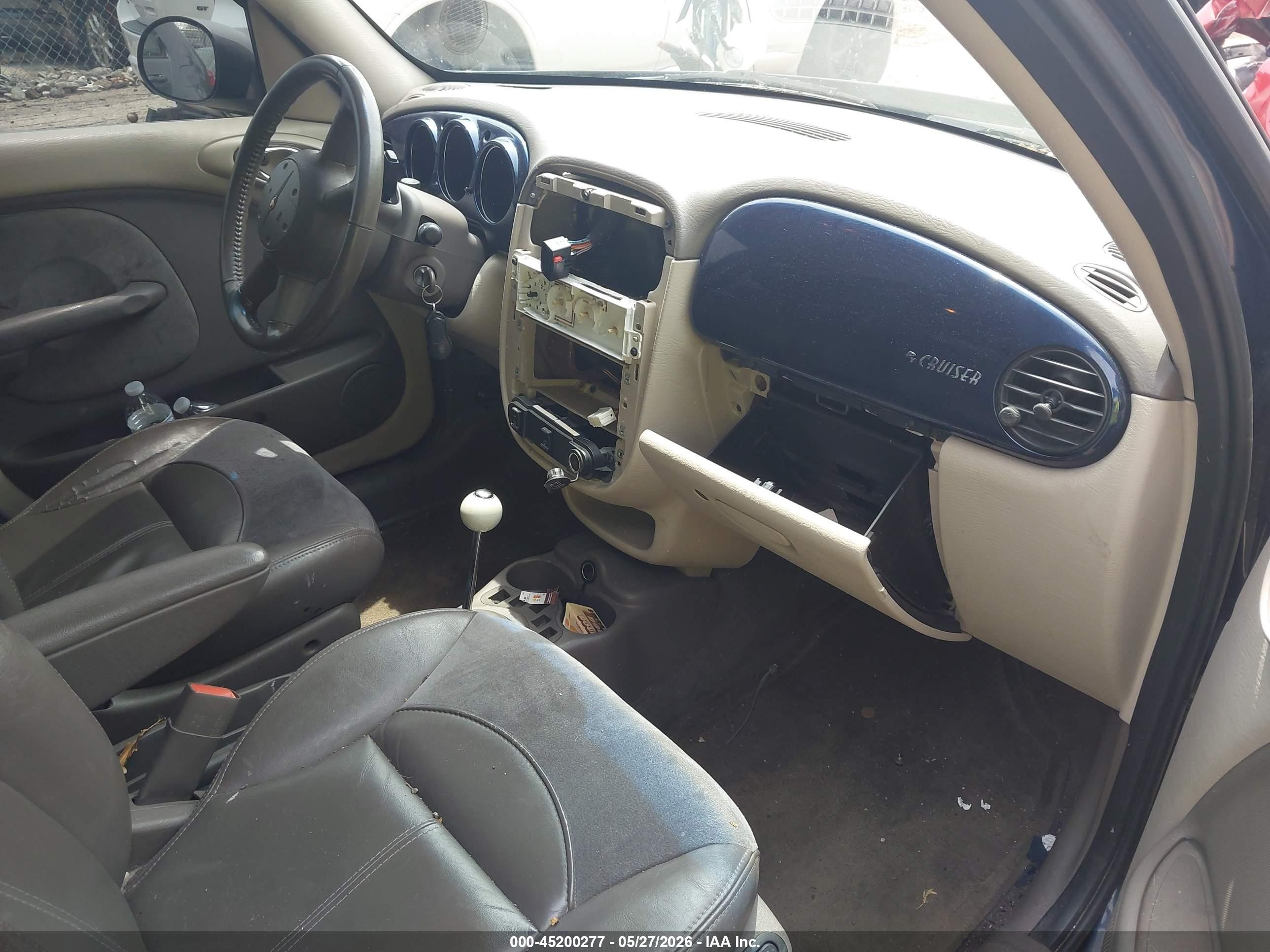 2004 Chrysler Pt Cruiser Limited Blue vin: 3C8FY68B04T354023