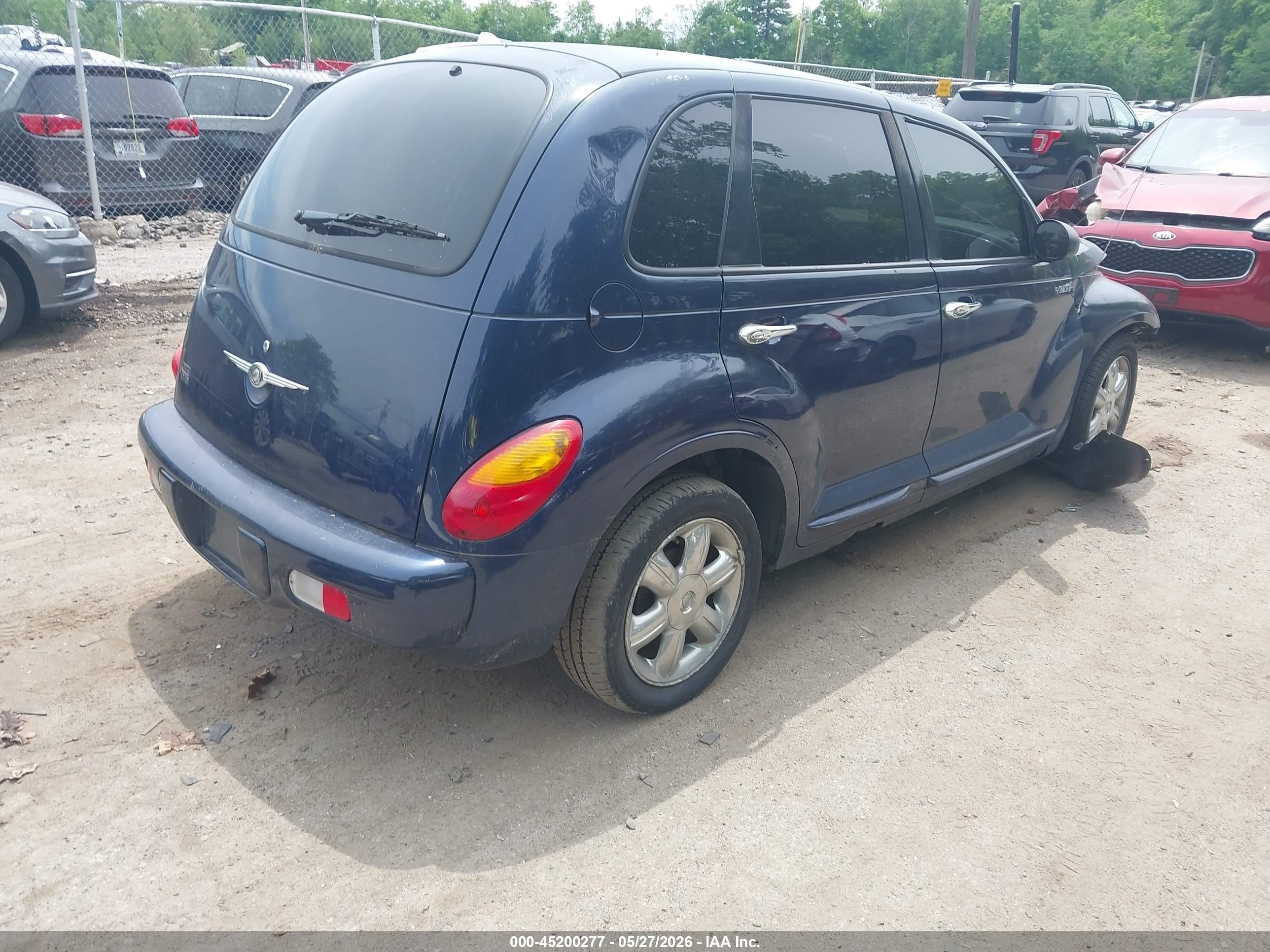 2004 Chrysler Pt Cruiser Limited Blue vin: 3C8FY68B04T354023