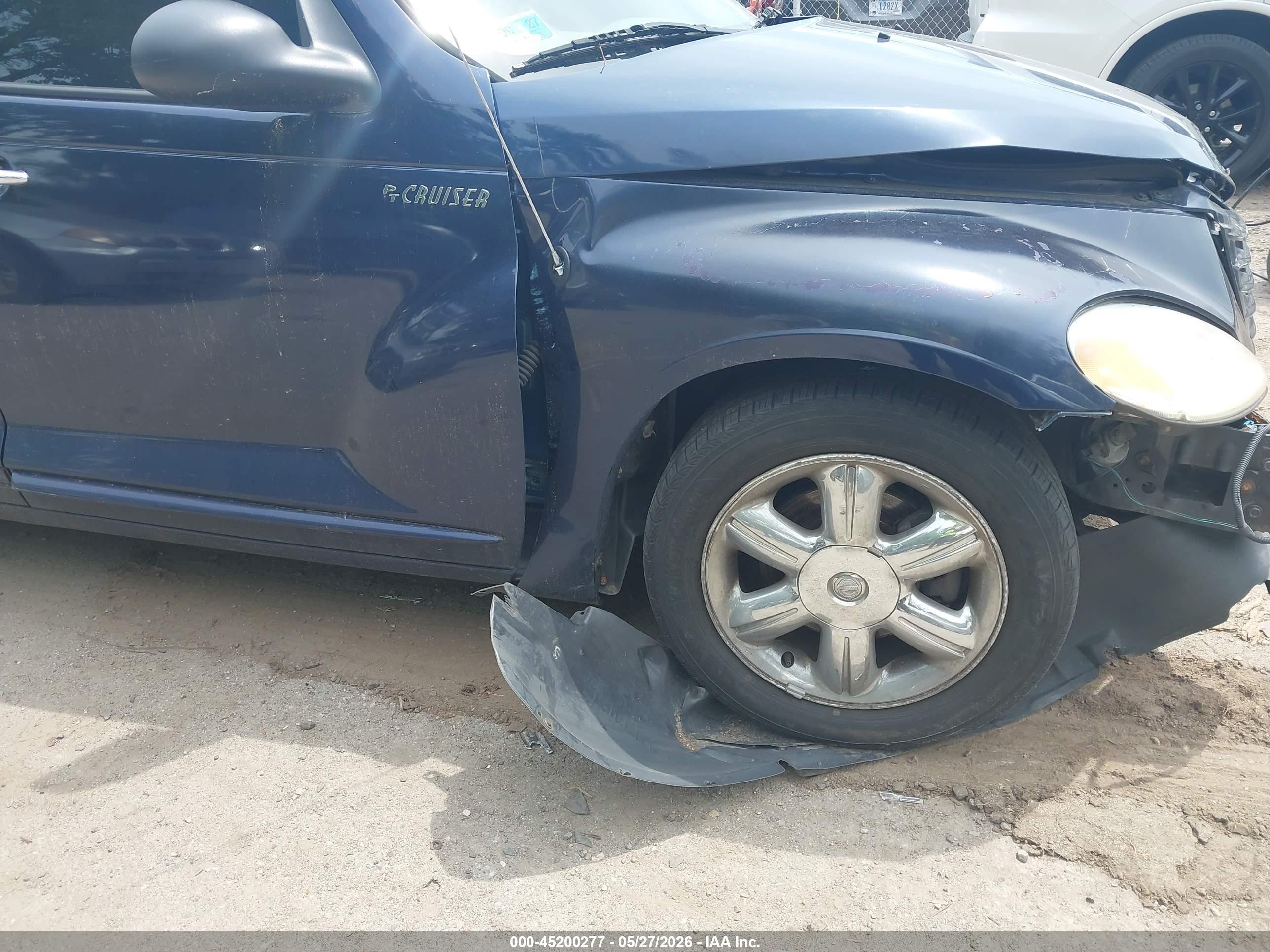 2004 Chrysler Pt Cruiser Limited Blue vin: 3C8FY68B04T354023