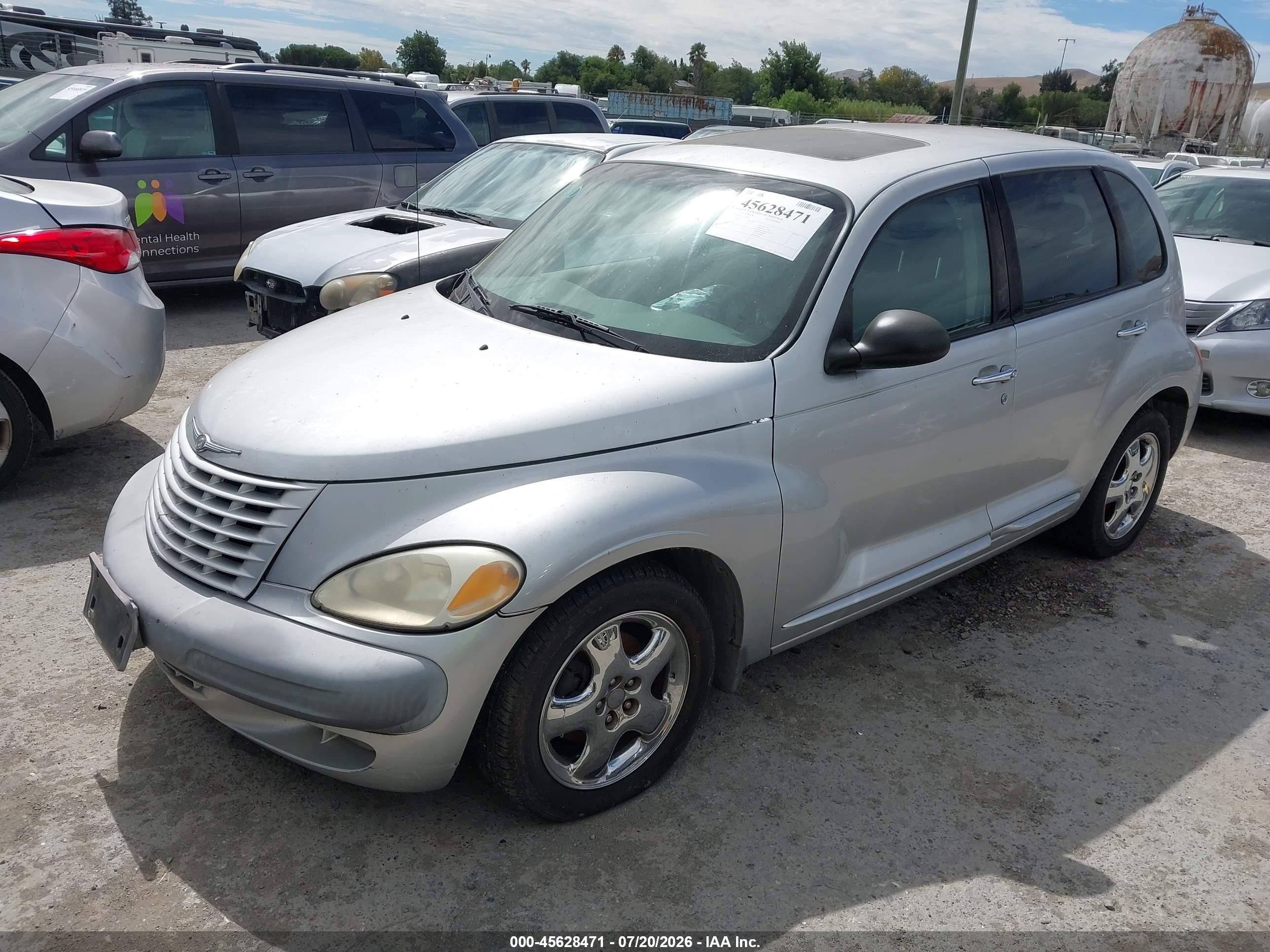 2002 Chrysler Pt Cruiser Limited Silver vin: 3C8FY68B12T218528