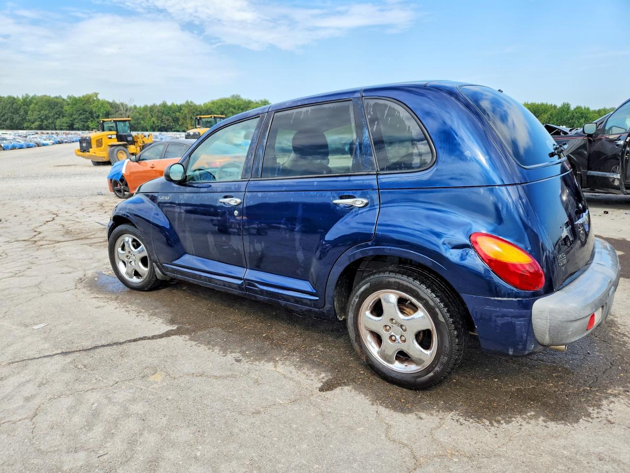 2002 Chrysler Pt Cruiser Limited Blue vin: 3C8FY68B12T246975