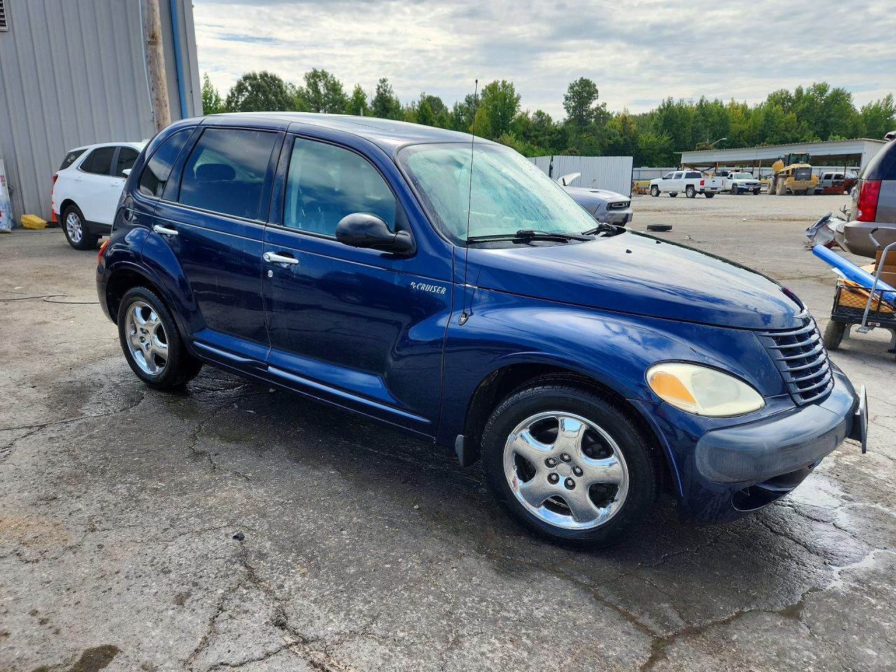 2002 Chrysler Pt Cruiser Limited Blue vin: 3C8FY68B12T246975