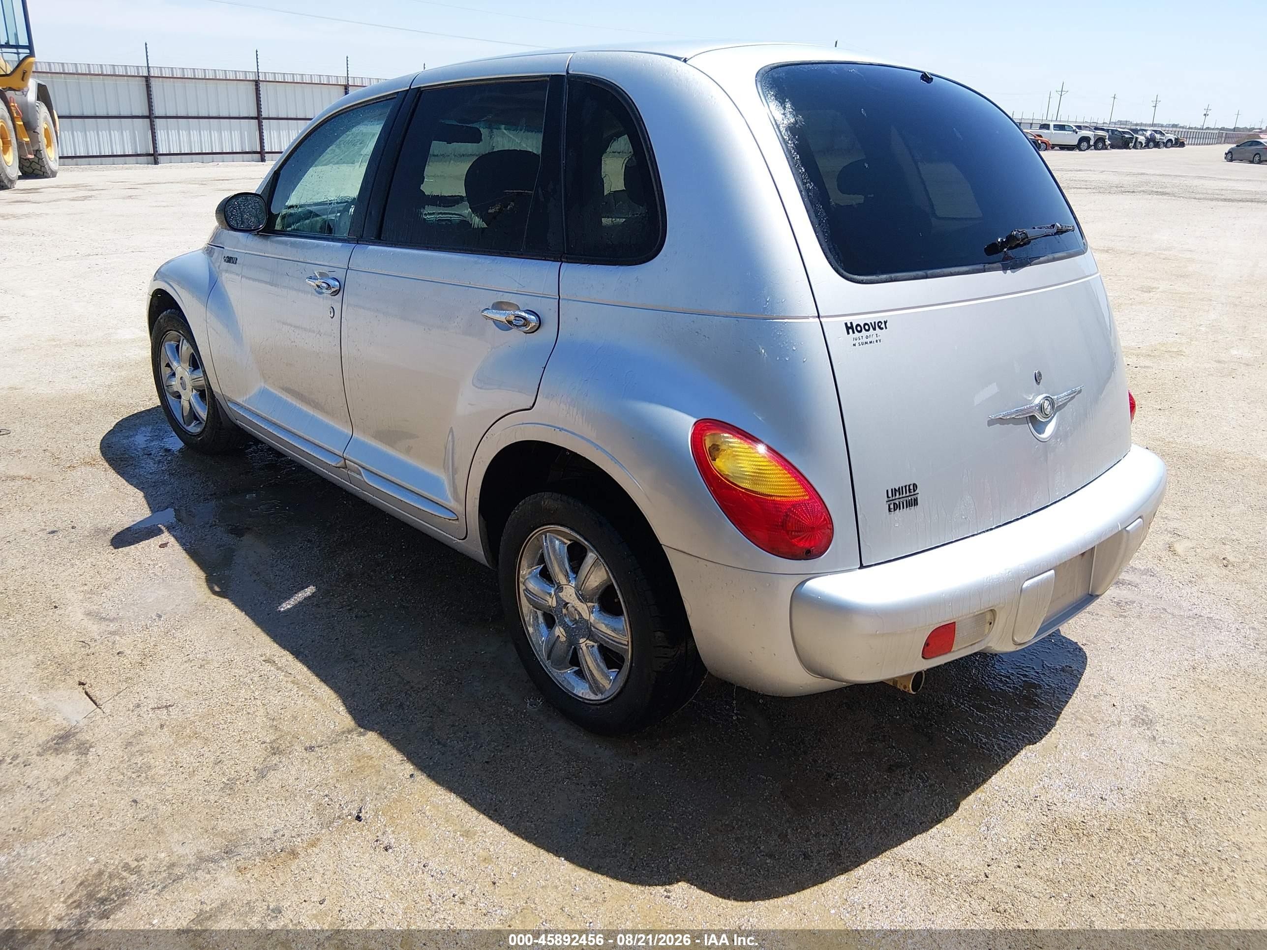 2003 Chrysler Pt Cruiser Limited Silver vin: 3C8FY68B13T519561