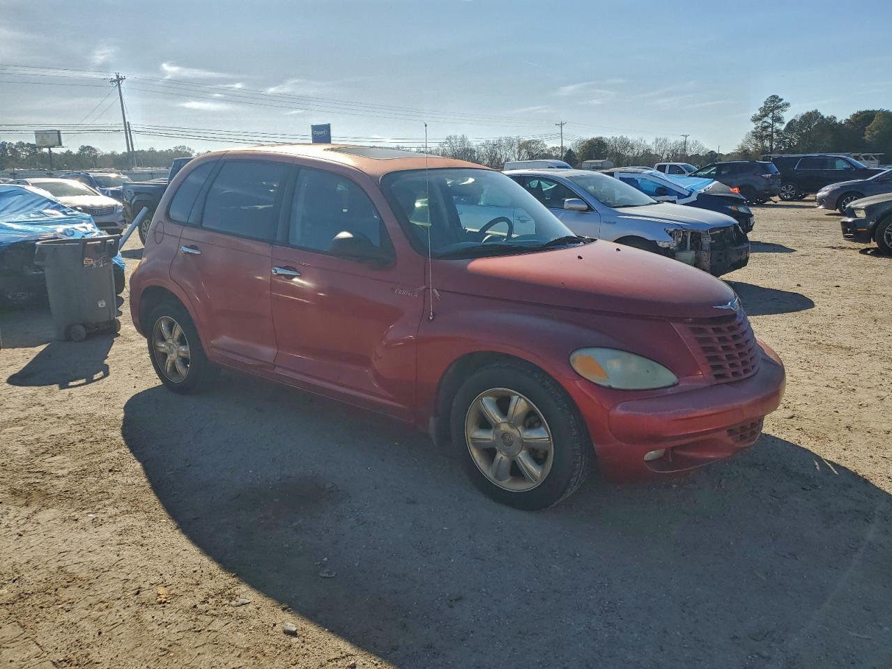 2004 Chrysler Pt Cruiser Limited Red vin: 3C8FY68B14T256716