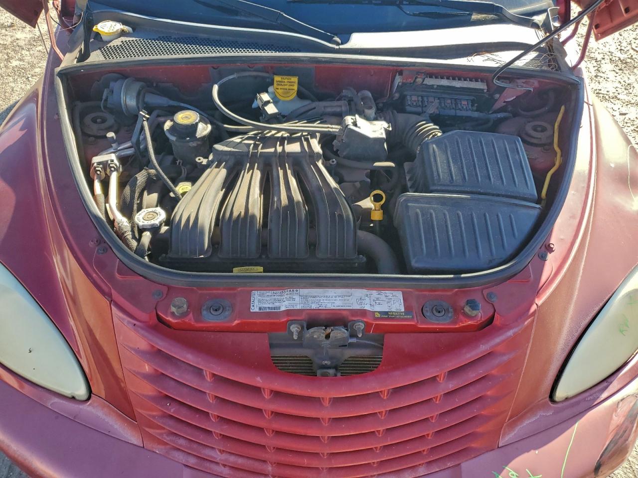 2004 Chrysler Pt Cruiser Limited Red vin: 3C8FY68B14T256716