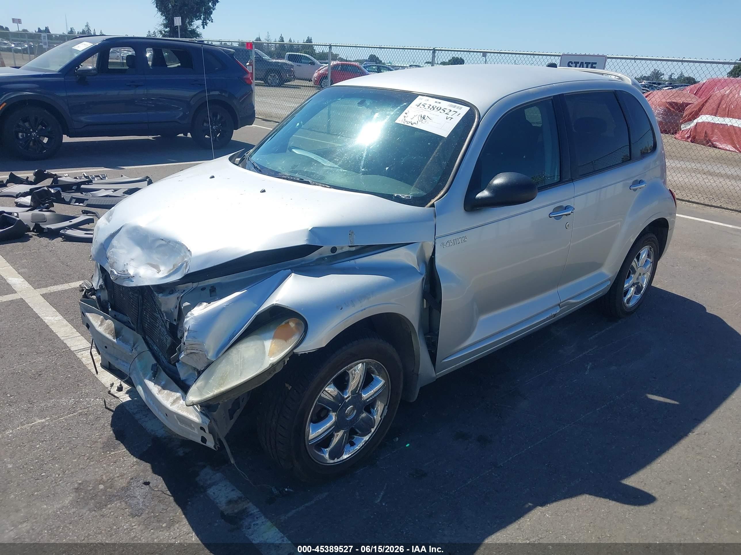 2005 Chrysler Pt Cruiser Limited Silver vin: 3C8FY68B15T558573