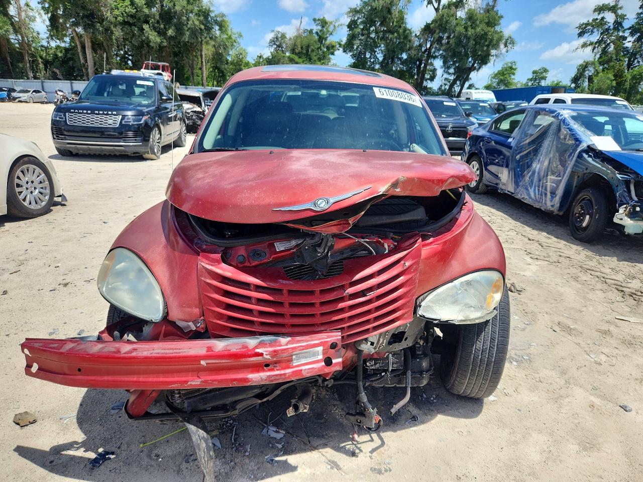 2002 Chrysler Pt Cruiser Limited Red vin: 3C8FY68B22T220854