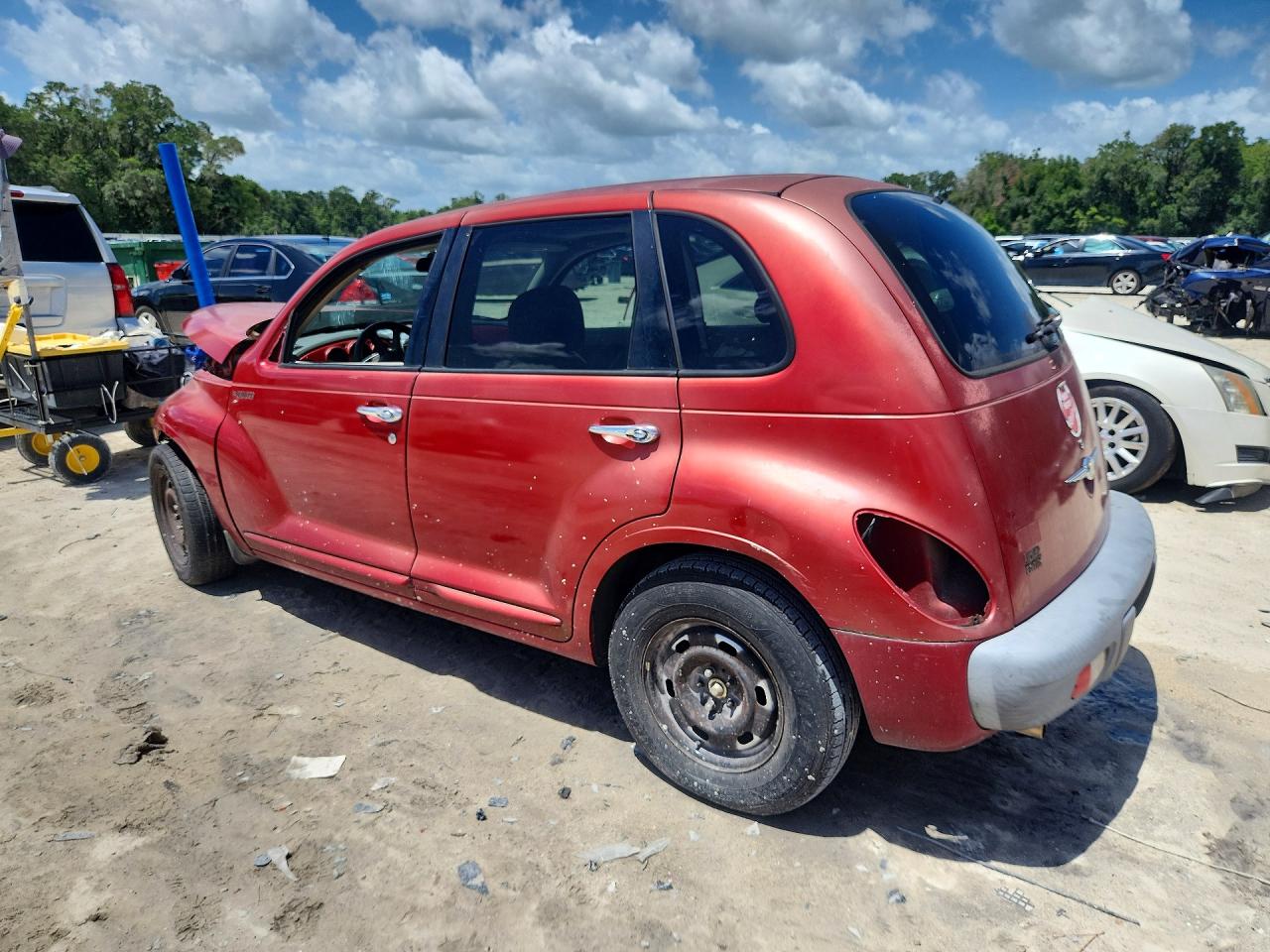 2002 Chrysler Pt Cruiser Limited Red vin: 3C8FY68B22T220854