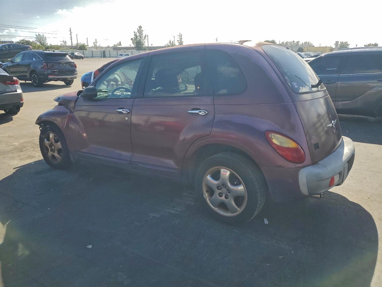 2002 Chrysler Pt Cruiser Limited Purple vin: 3C8FY68B22T254437