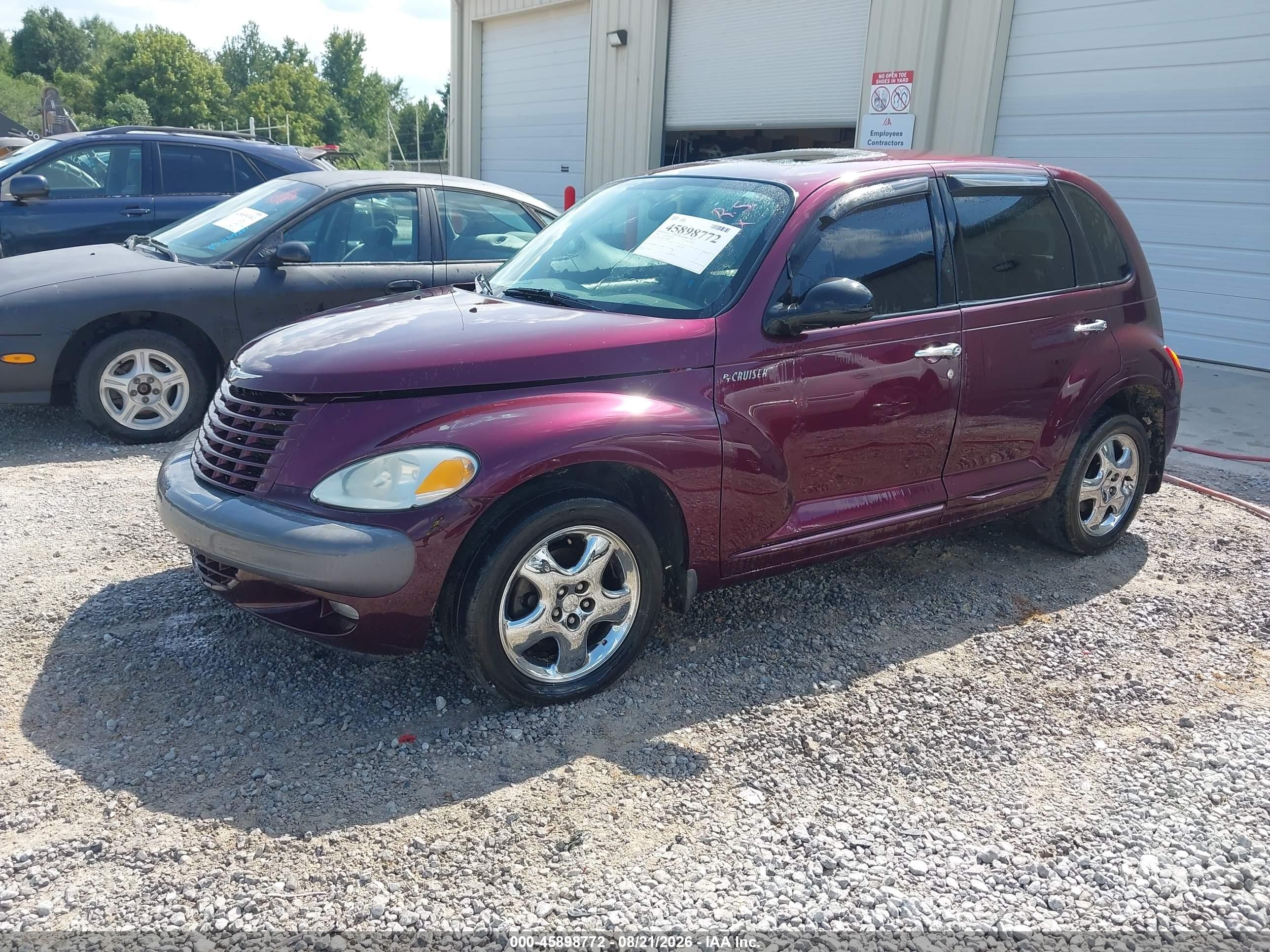 2002 Chrysler Pt Cruiser Limited Burgundy vin: 3C8FY68B22T280620
