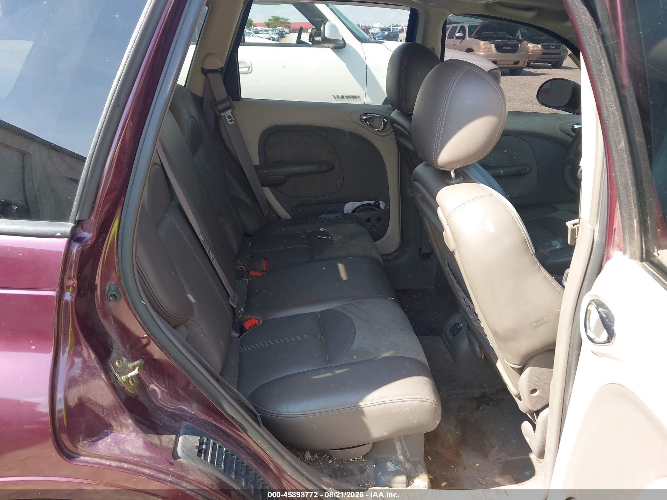 2002 Chrysler Pt Cruiser Limited Burgundy vin: 3C8FY68B22T280620