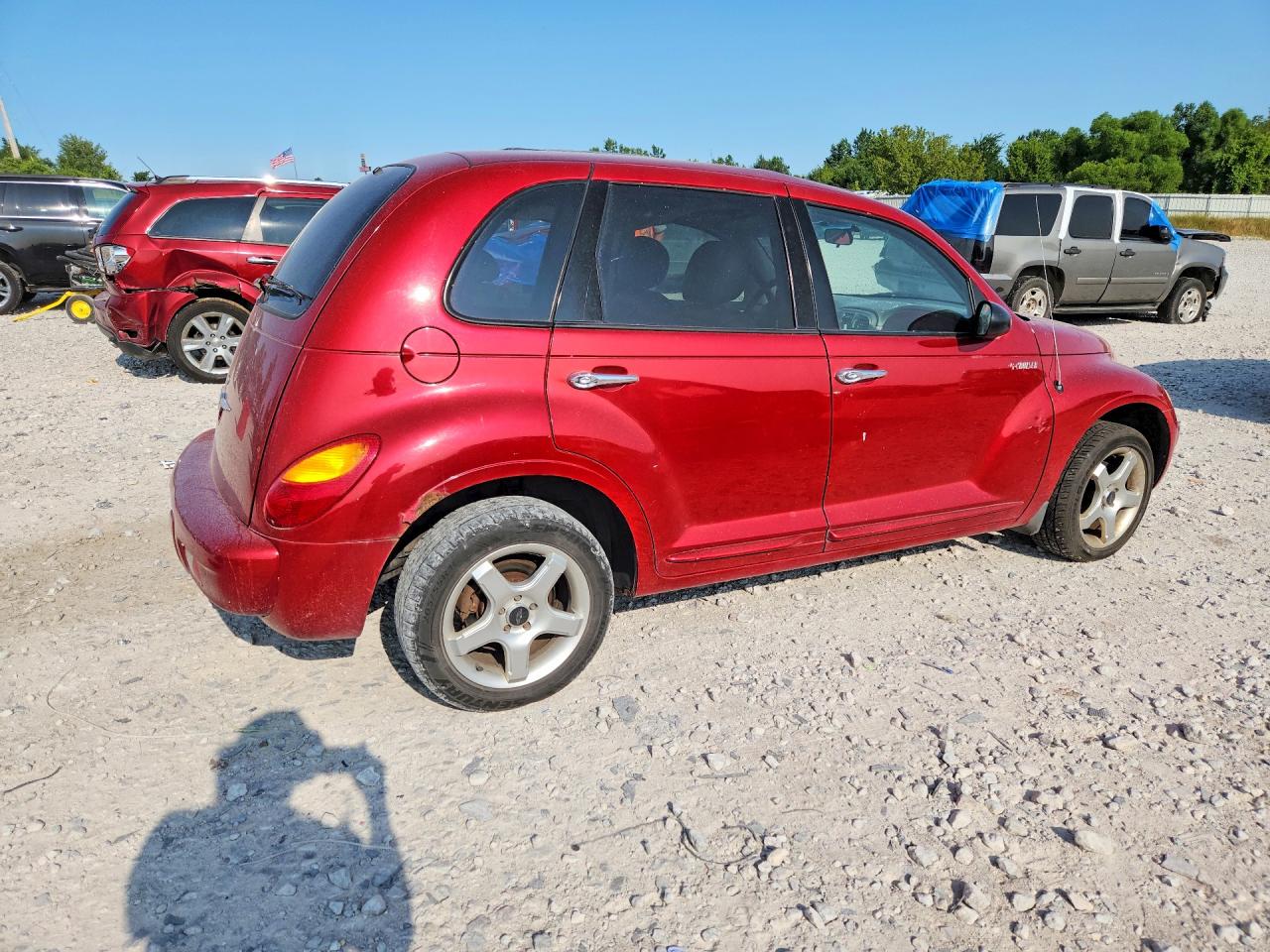 2003 Chrysler Pt Cruiser Limited Red vin: 3C8FY68B23T641622