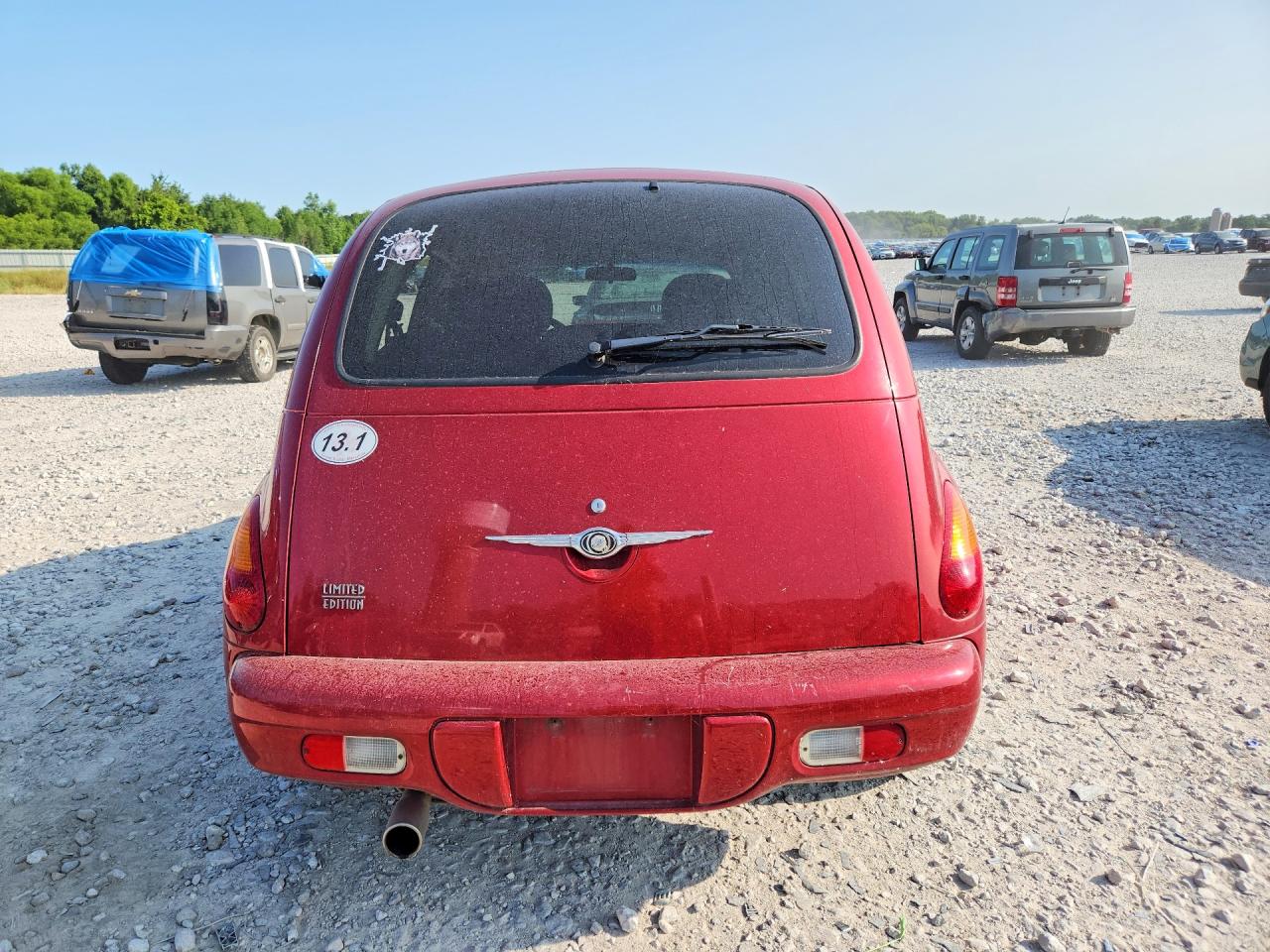 2003 Chrysler Pt Cruiser Limited Red vin: 3C8FY68B23T641622