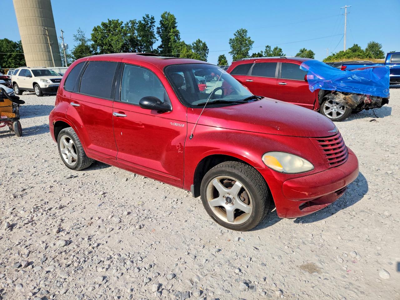 2003 Chrysler Pt Cruiser Limited Red vin: 3C8FY68B23T641622