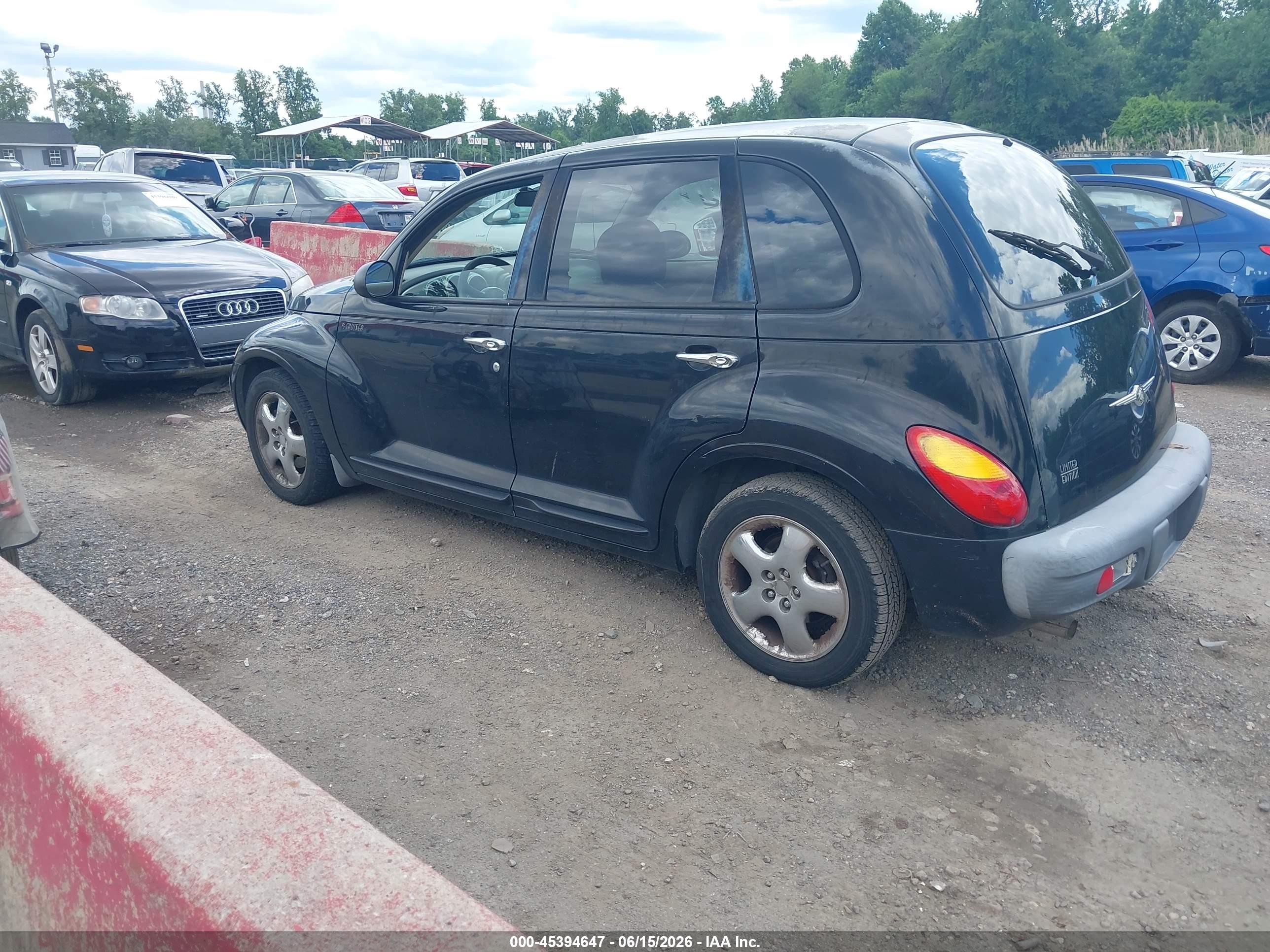 2002 Chrysler Pt Cruiser Limited Черный vin: 3C8FY68B32T265303