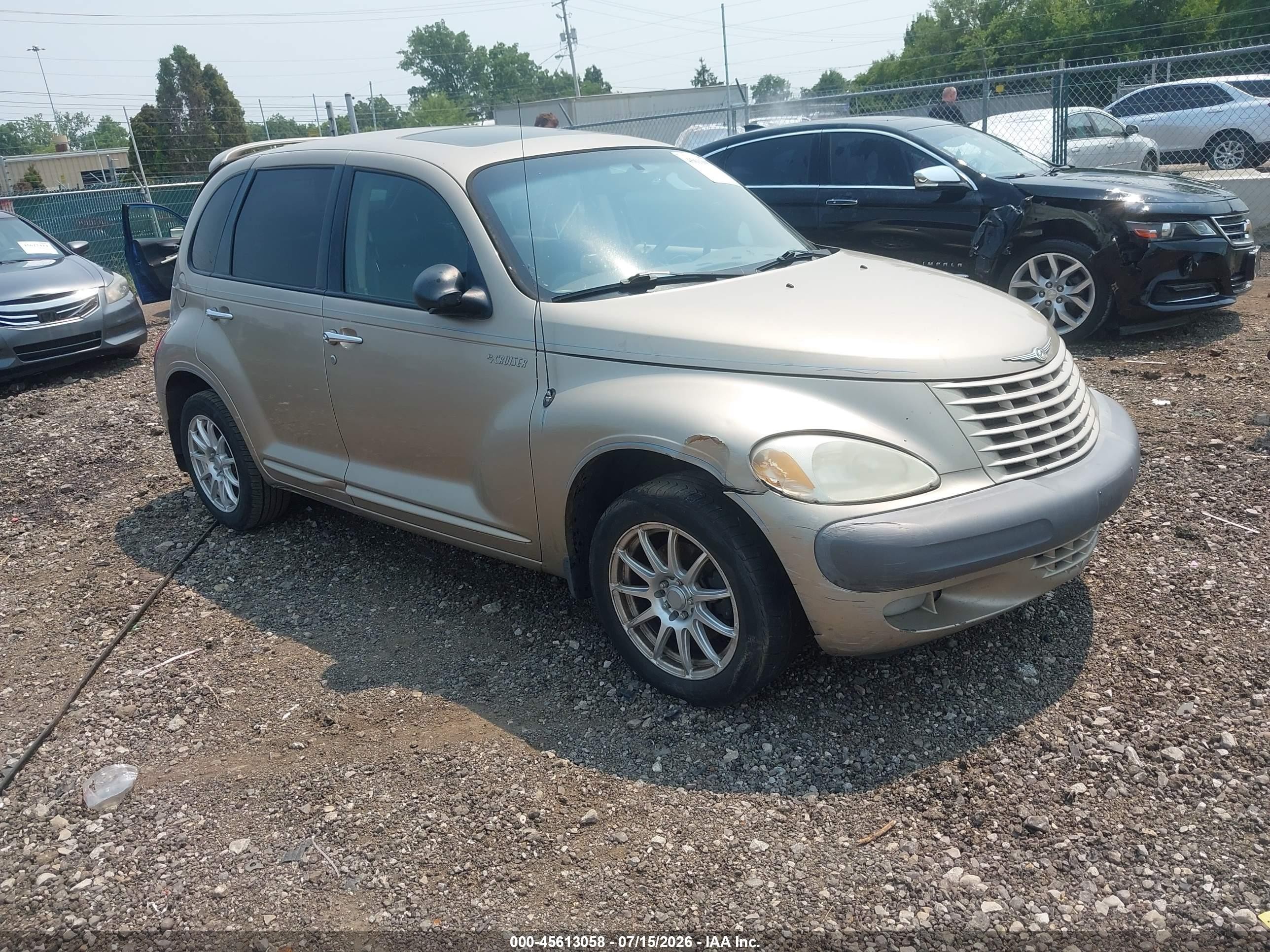 2002 Chrysler Pt Cruiser Limited Gold vin: 3C8FY68B32T302379