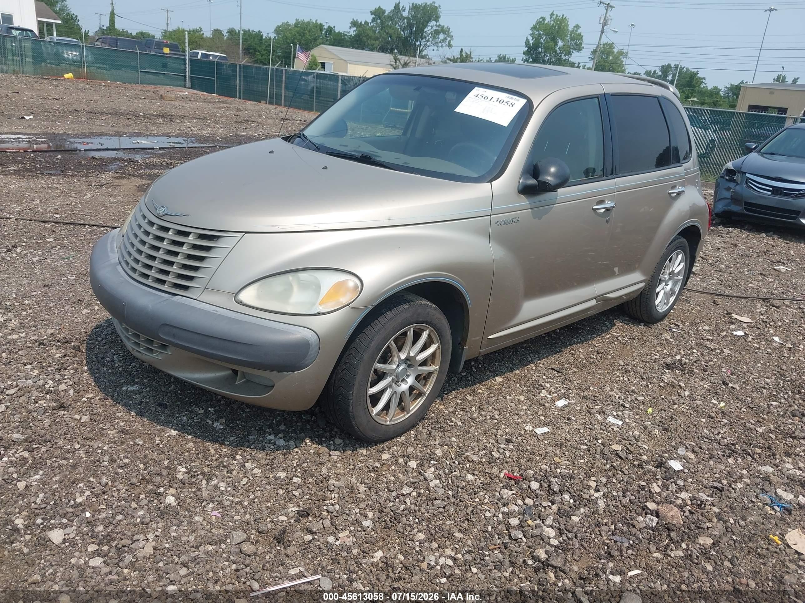 2002 Chrysler Pt Cruiser Limited Gold vin: 3C8FY68B32T302379