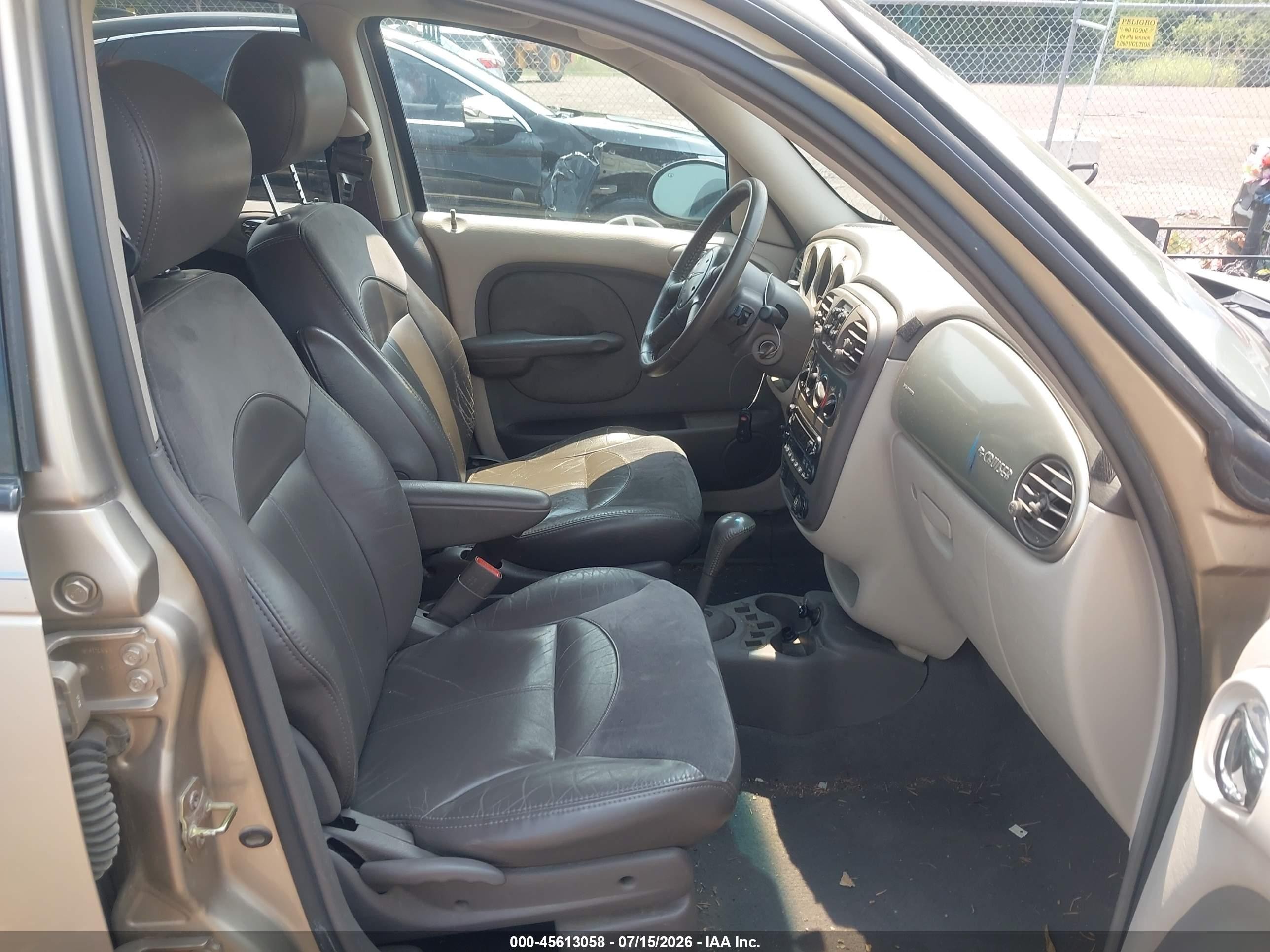 2002 Chrysler Pt Cruiser Limited Gold vin: 3C8FY68B32T302379
