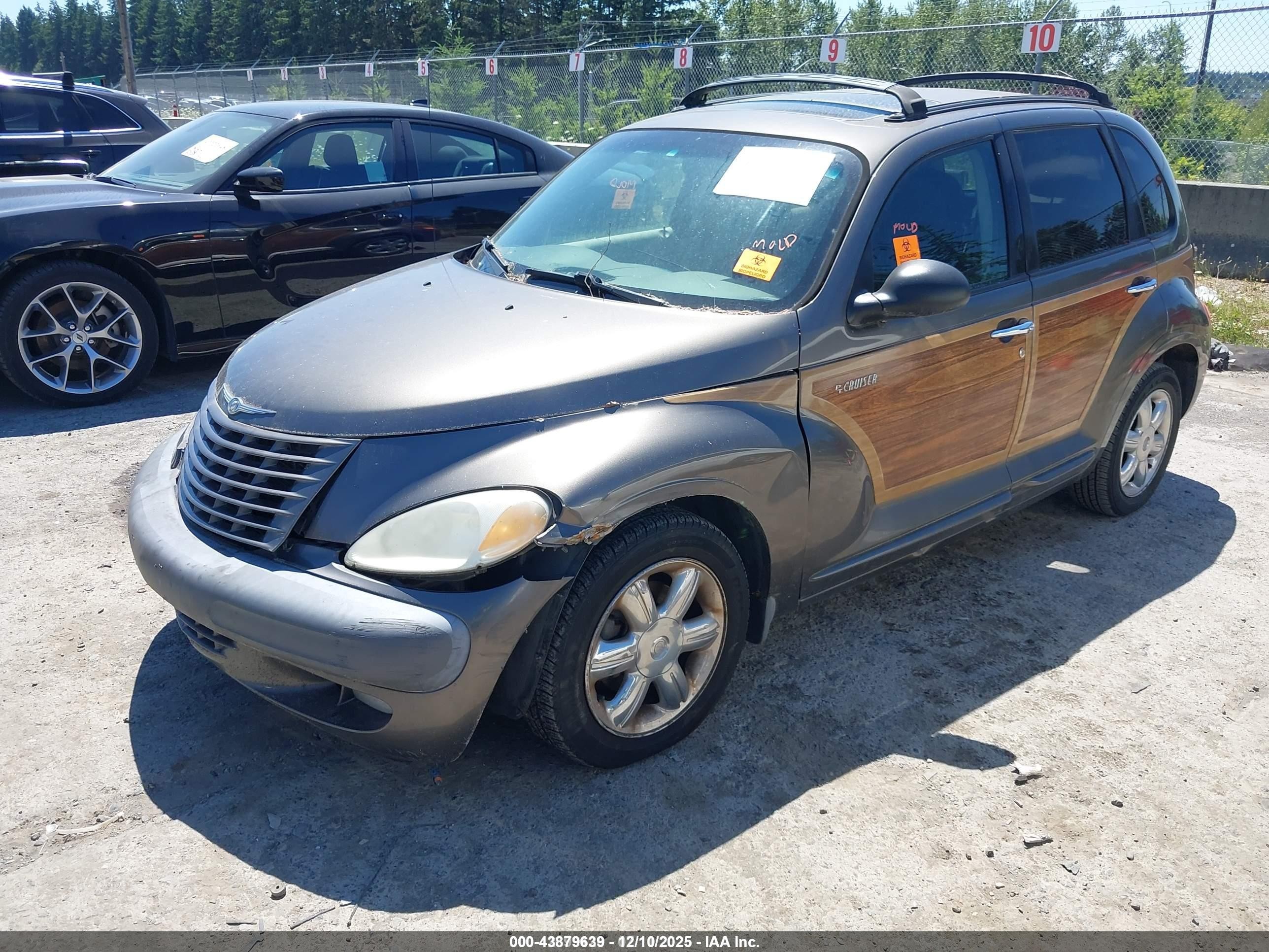2002 Chrysler Pt Cruiser Limited Gray vin: 3C8FY68B32T355017