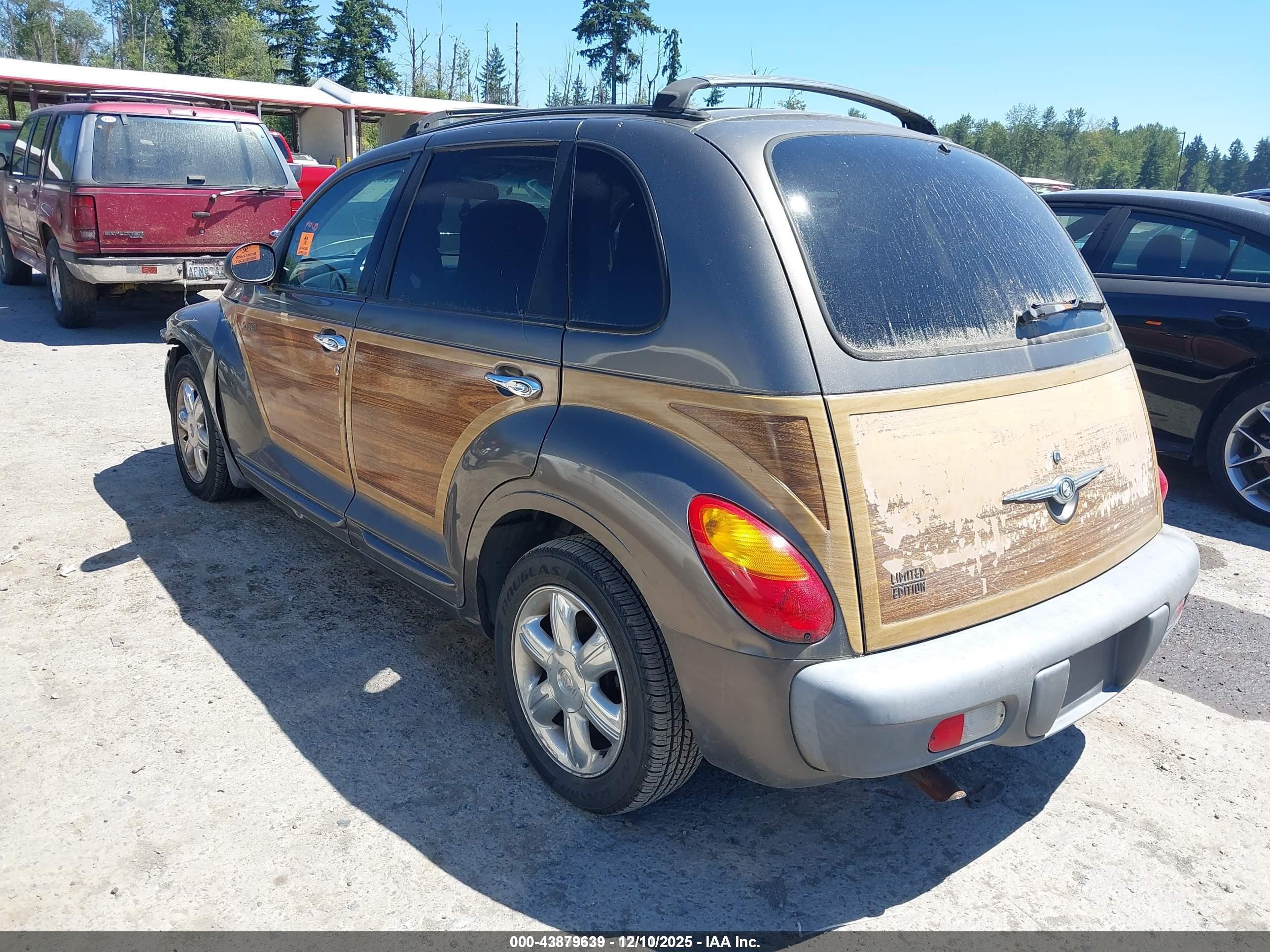 2002 Chrysler Pt Cruiser Limited Gray vin: 3C8FY68B32T355017