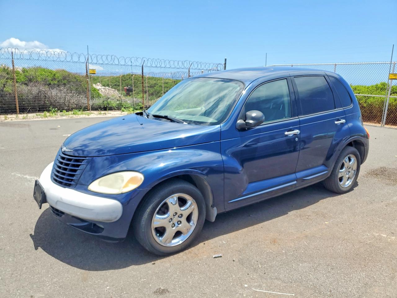 2002 Chrysler Pt Cruiser Limited Blue vin: 3C8FY68B42T224436