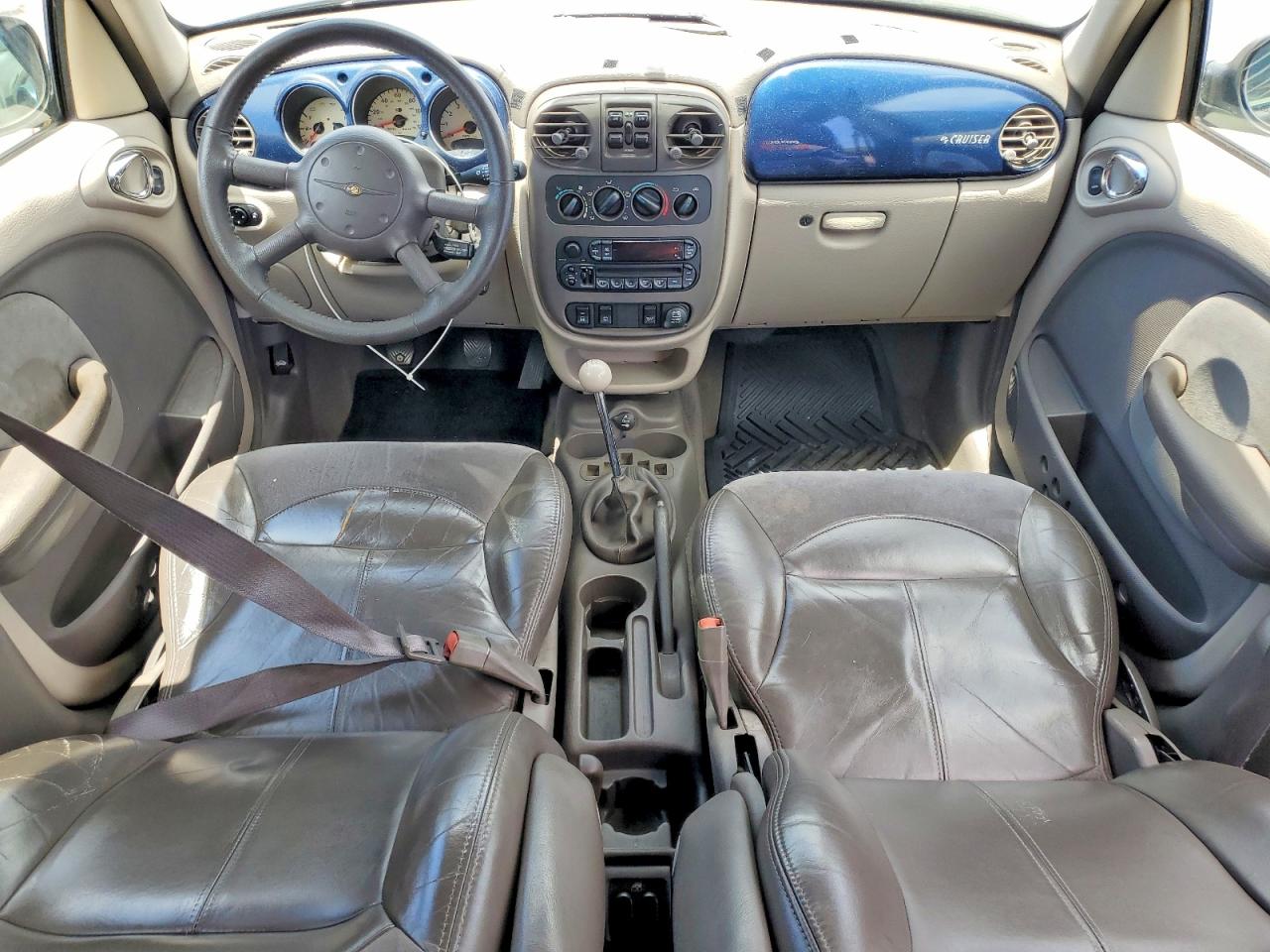 2002 Chrysler Pt Cruiser Limited Blue vin: 3C8FY68B42T224436