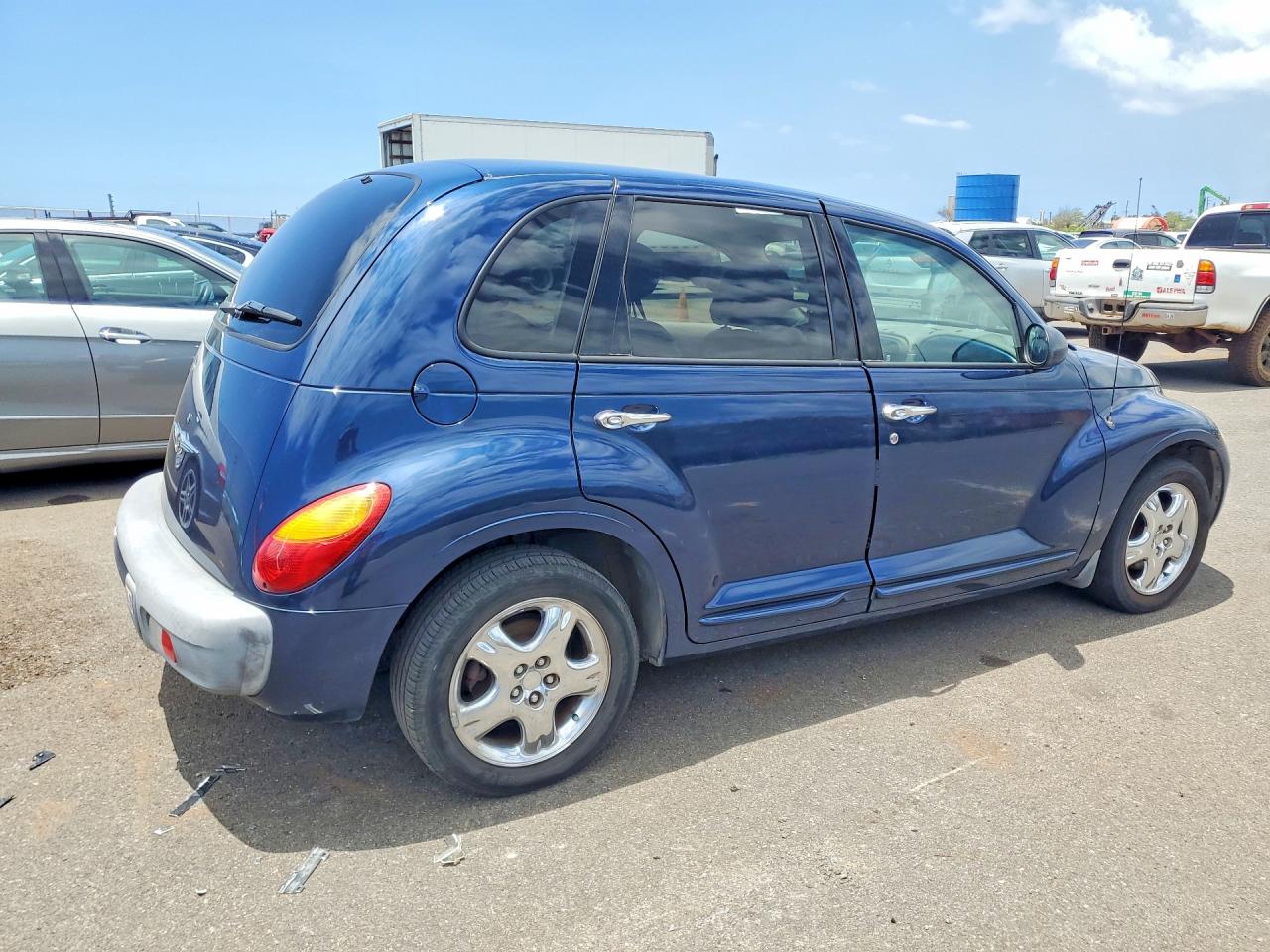 2002 Chrysler Pt Cruiser Limited Blue vin: 3C8FY68B42T224436