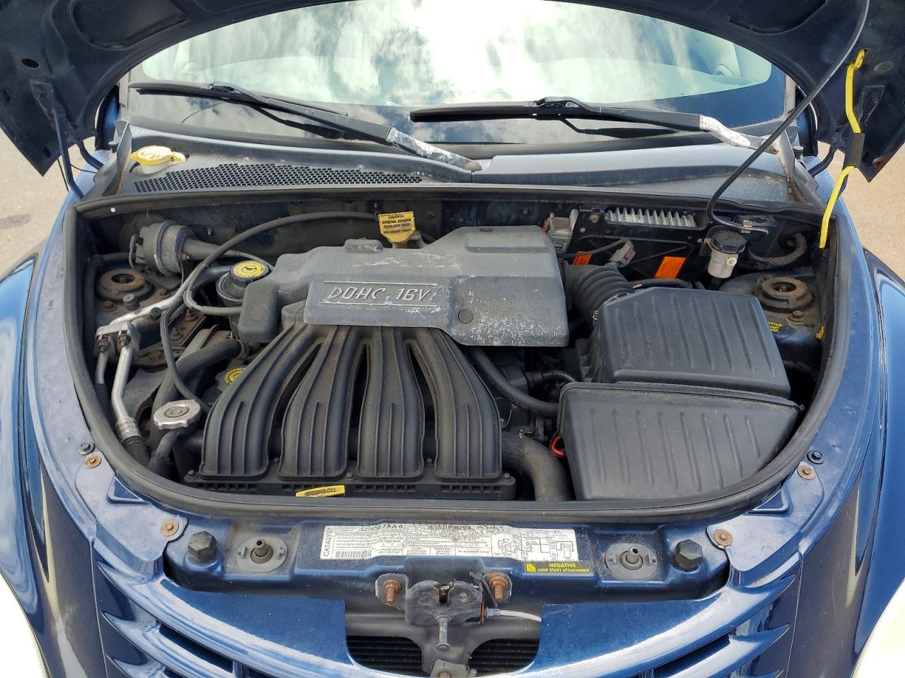 2002 Chrysler Pt Cruiser Limited Blue vin: 3C8FY68B42T224436